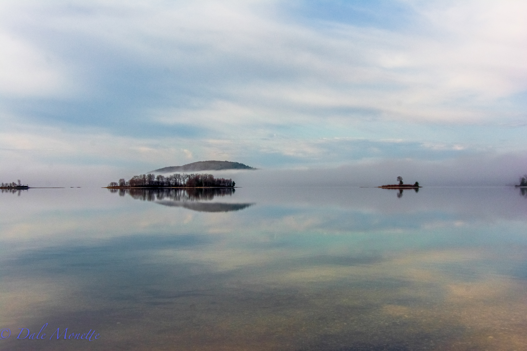 A spring foggy day at Quabbin.