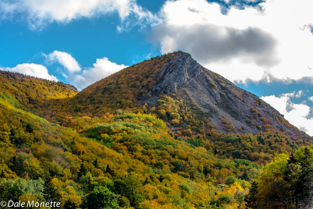One of the many peaks on the Island.