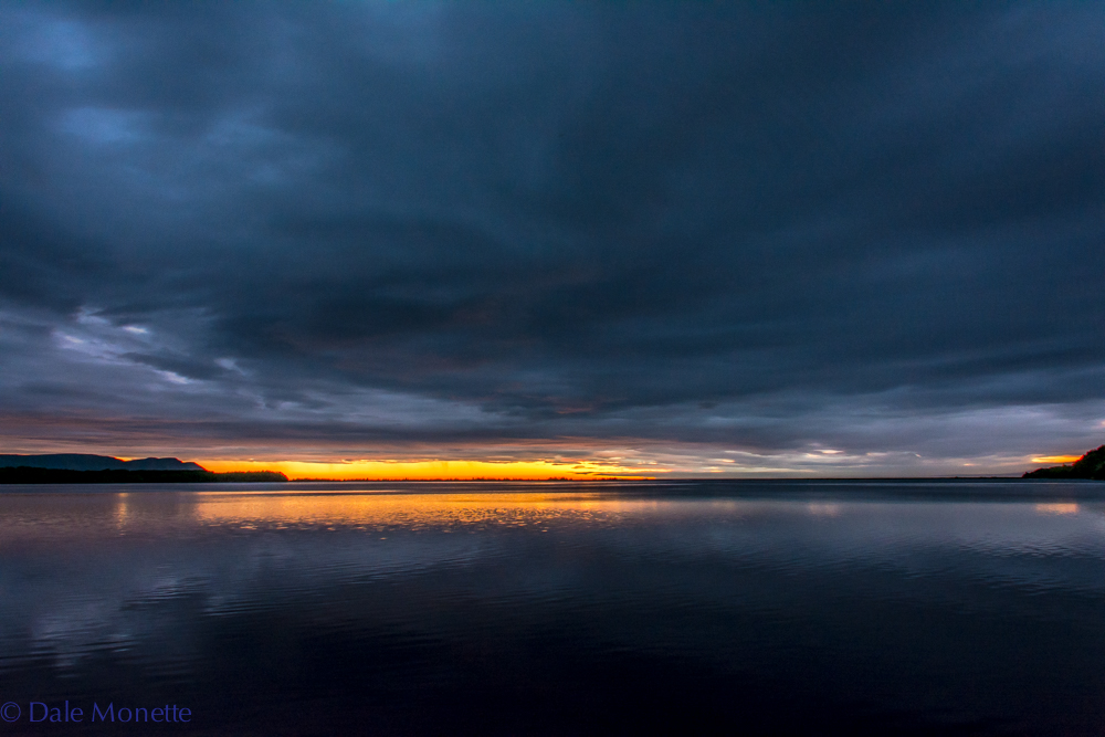 Good morning Cape Breton !    Sunrise June 21, 2016 South Harbor, Cape Breton Nova Scotia.  View from the cottage.