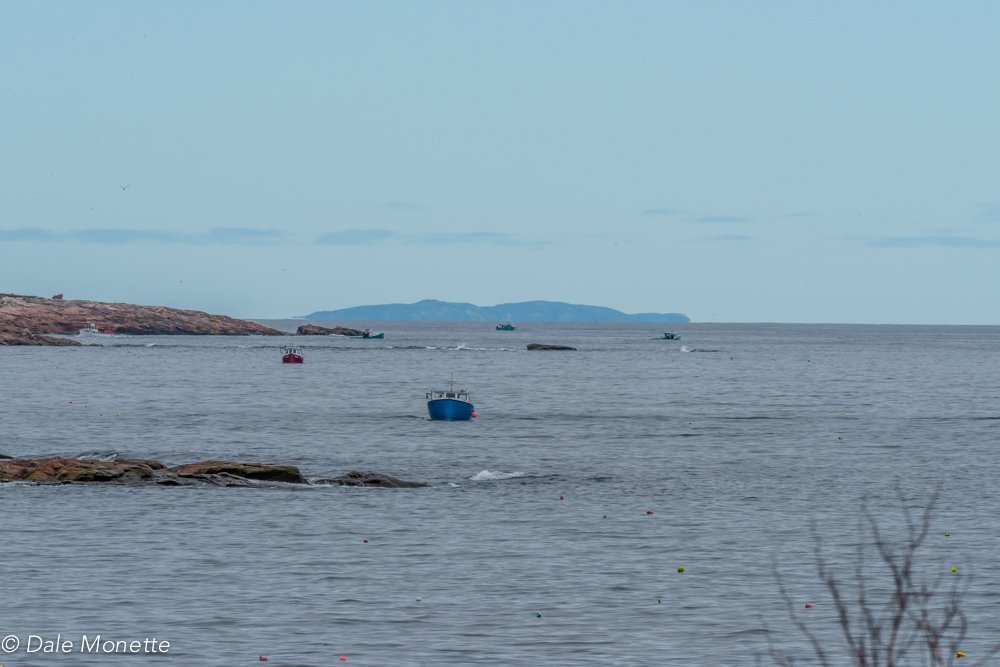   Lobster season on Cape Breton..... St. Paul's Island in the distance. Taken from Neil's Harbor looking dead north up the east side of the island. &nbsp;6/6/17  