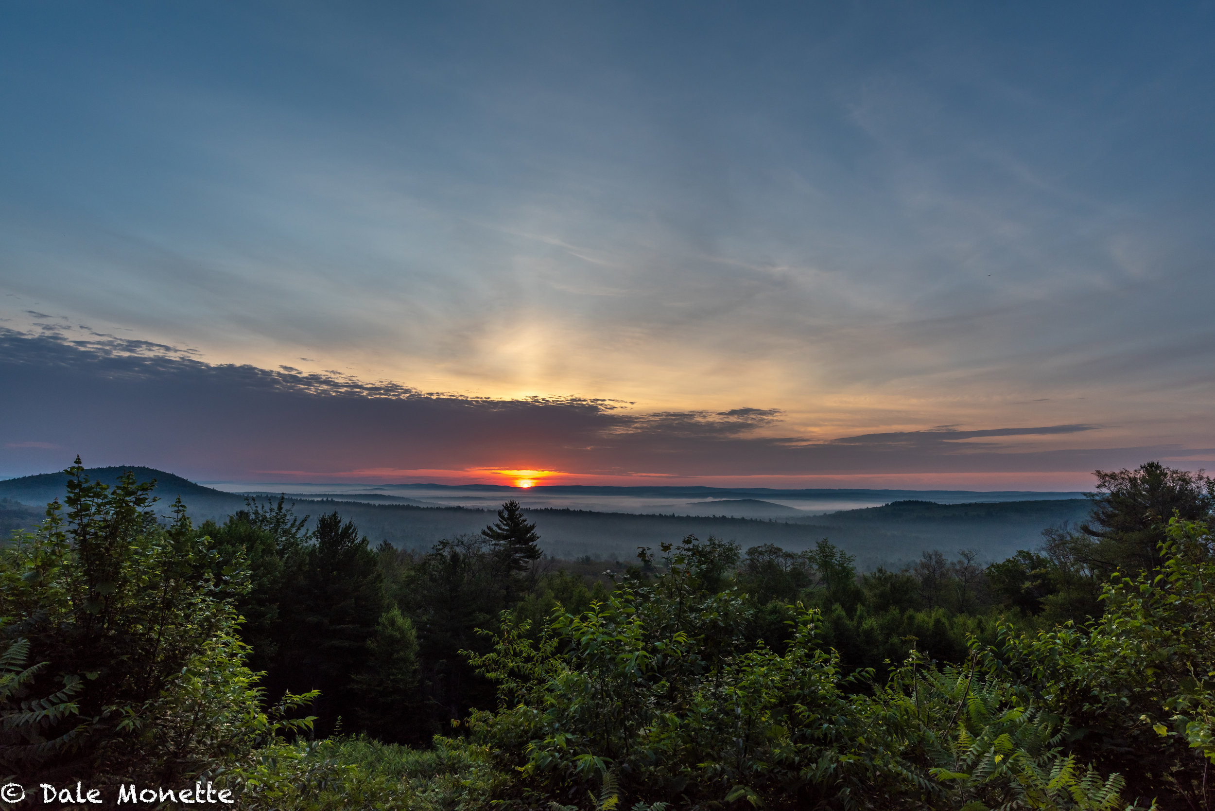   Its been a while since I took a sunrise image !  New Salem Lookout,  6/30/18.   