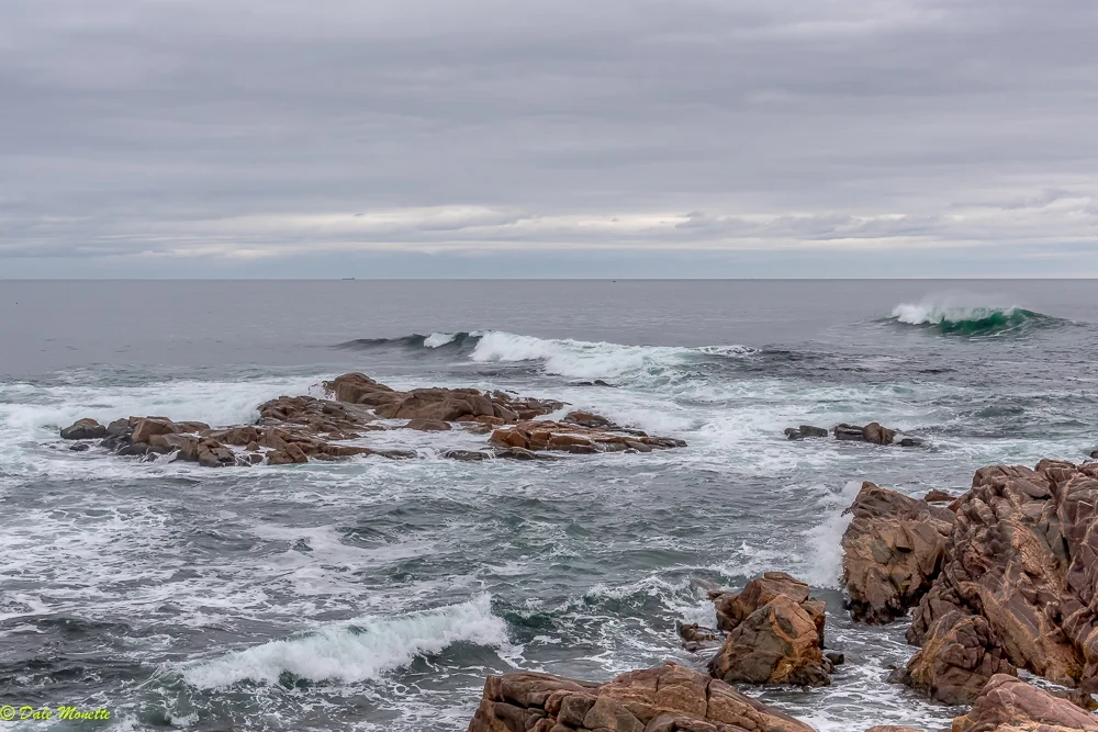 The north Atlantic Ocean at the mouth of Neil’s Harbor, Cape Breton, Nova Scotia, Canada……..