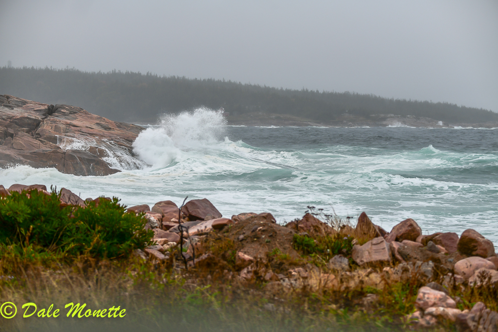   Neil’s Harbor today.  Wild and wooly remnants of Hurricane Michael leaving northern Nova Scotia and into the open Atlantic.  