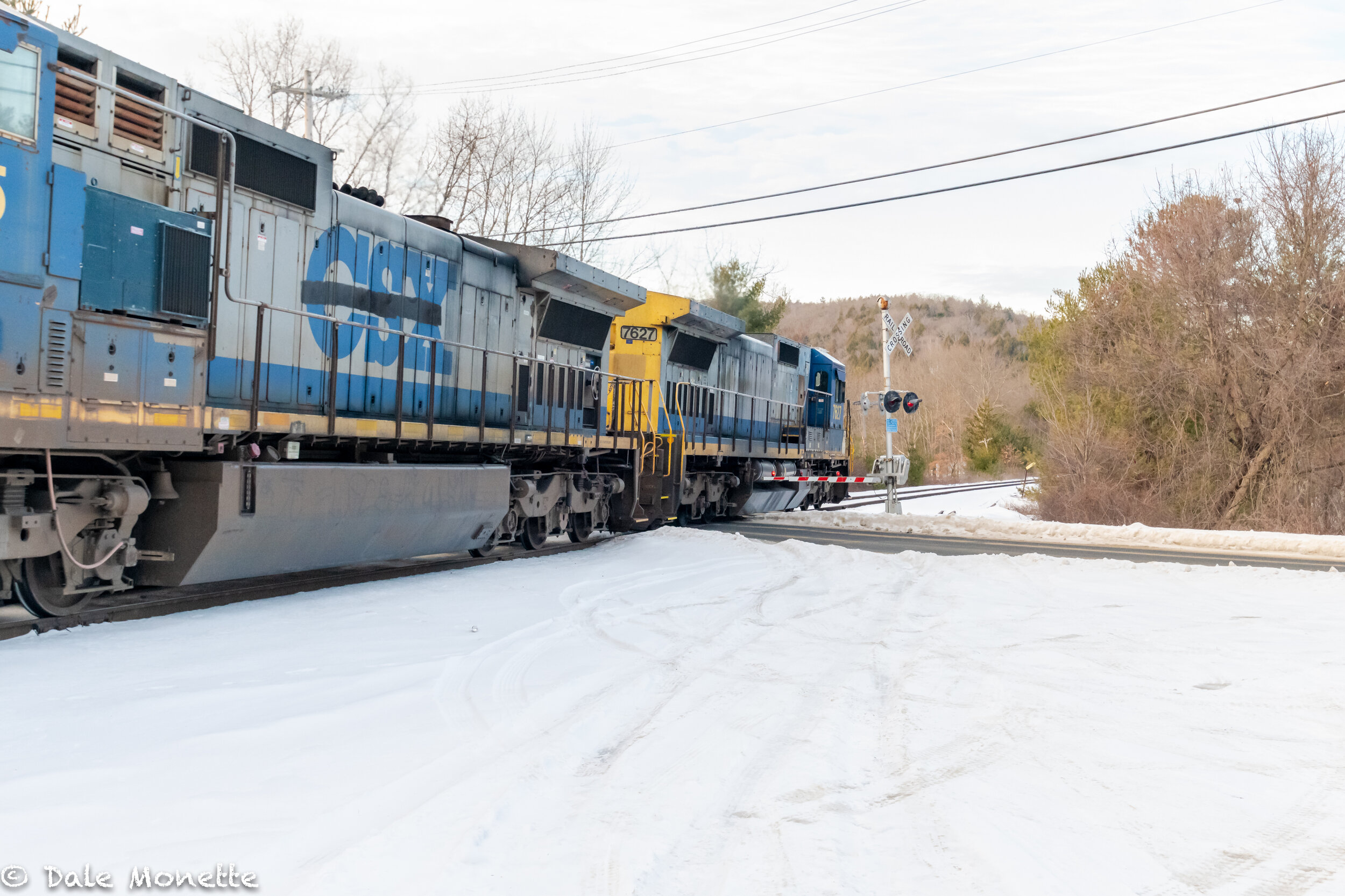   Every now and then I look for trains to photograph. Here is a Pan Am train I found at the Wendell Depot heading for Deerfield MA on a cold morning a few days ago.  