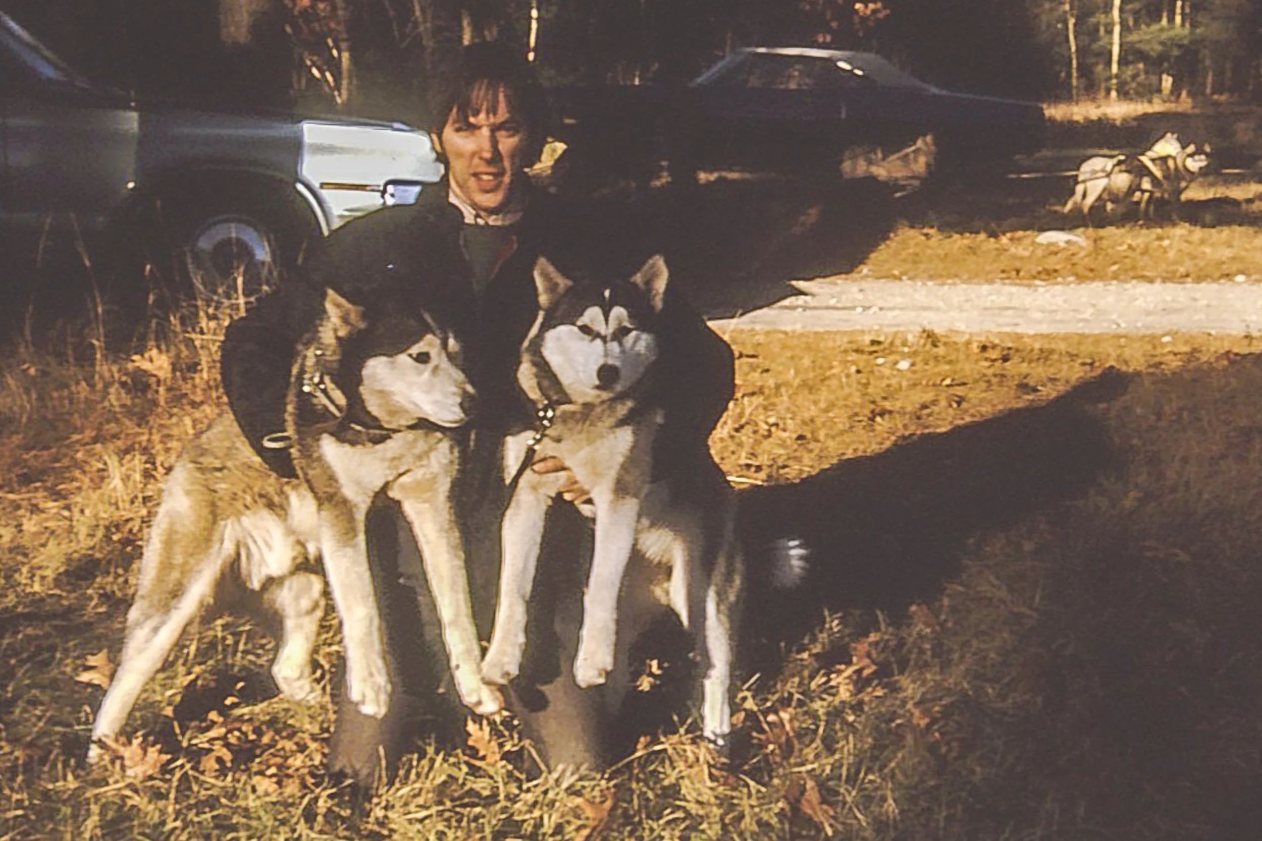   From the early 1970’s to the mid 80’s I raised and raced sled dogs in the Northeastern US…. here’s a Thumper and Candy with me in the middle,  they are littermates,  not me though :).   I’m the boss…...  I loved those dogs….  