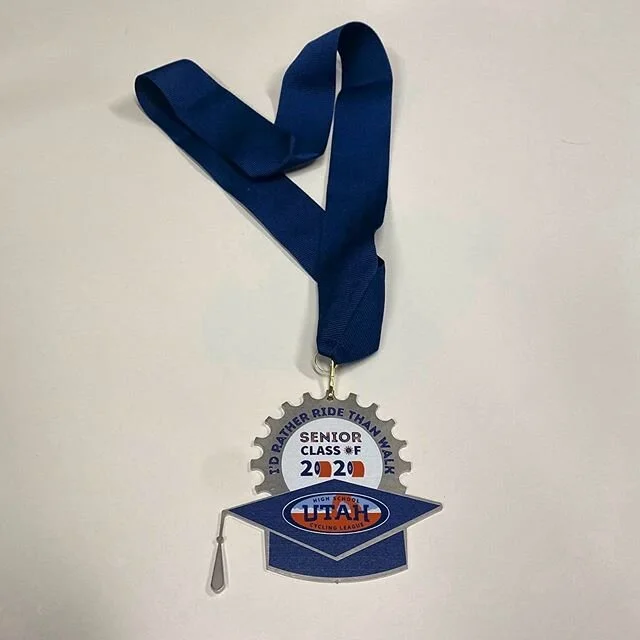 Congratulations to our 2020 graduates!🎓 We have 25 more of these Class of 2020 Medals, and if you'd like to get your hands on one for your hard working graduate, email kristine@utahmtb.org. #myNICAwhy #utahhsmtb #utahGRiT #classof2020