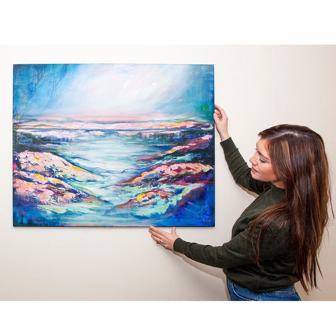 Thanks to the Yard Gallery, 'Low Tide' is now off to a new home. 🥰 

This was the largest painting I've made so I was delighted to hear that someone had loved it enough to buy it. If you have a piece of my art in your home please let me know, I love