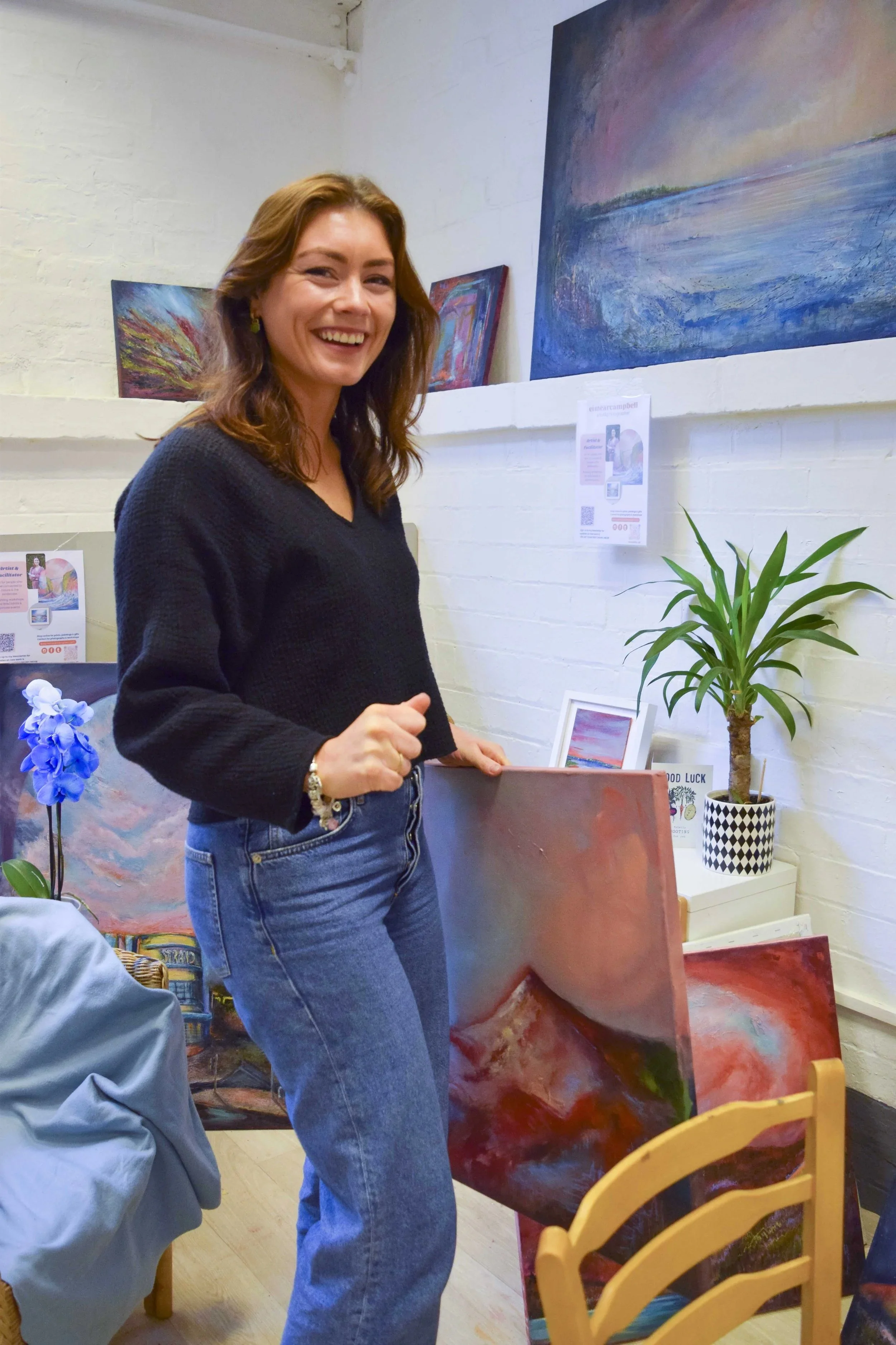 Irish abstract landscape artist Eimear Campbell