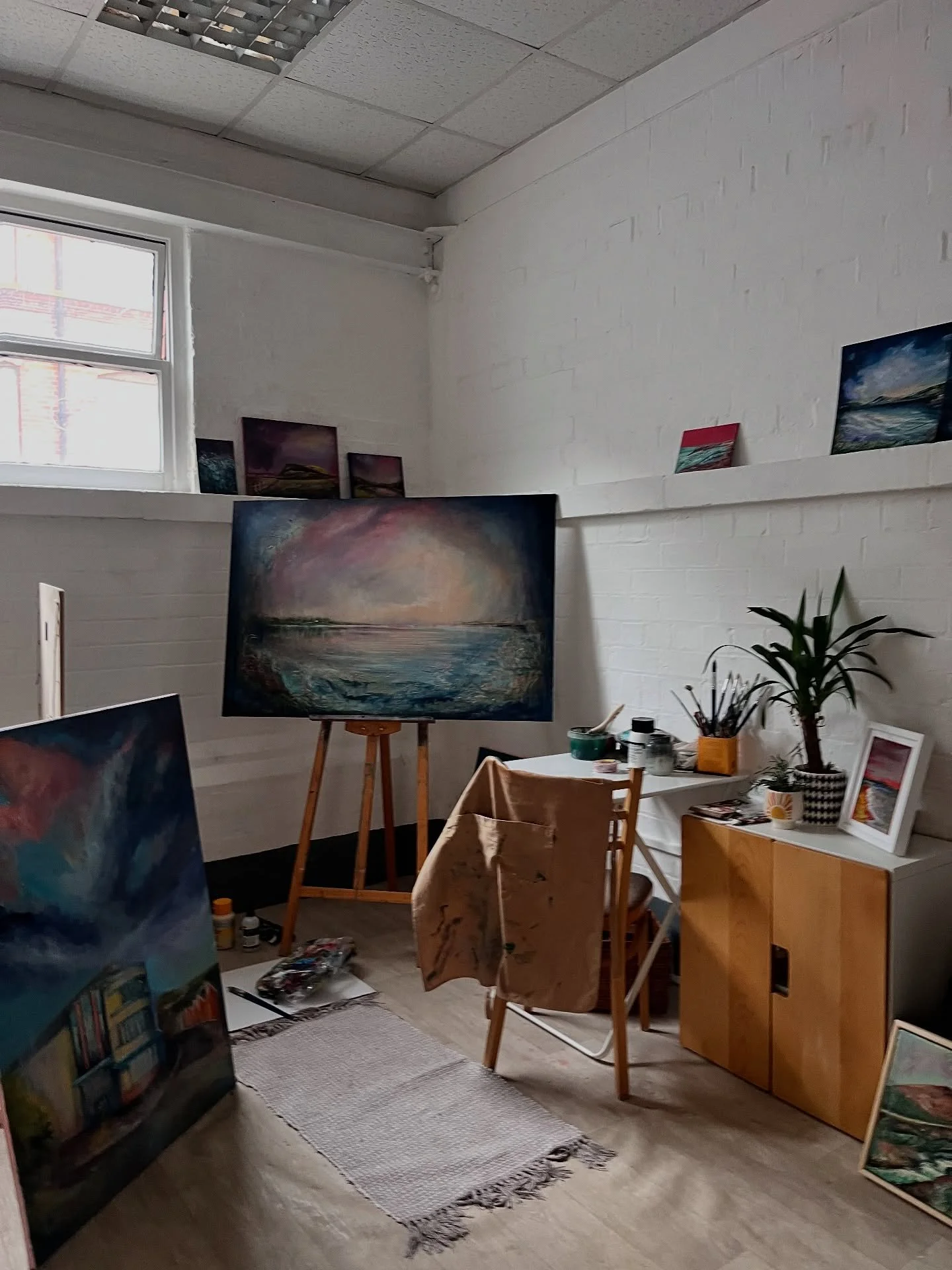 Snippets from the studio. Working on lots of different pieces at the moment. Having a creative space has really opened up new ideas, it&rsquo;s allowing me to experiment more as I have a dedicated place solely for art and making mess!

I have an exhi