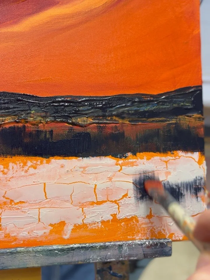 Sharing the process of making a painting can always make us feel a bit vulnerable, as we&rsquo;re opening ourselves up to critical eyes, allowing others to see the messy and intuitive layers that lead to a finished piece. 

But it also shows that eve