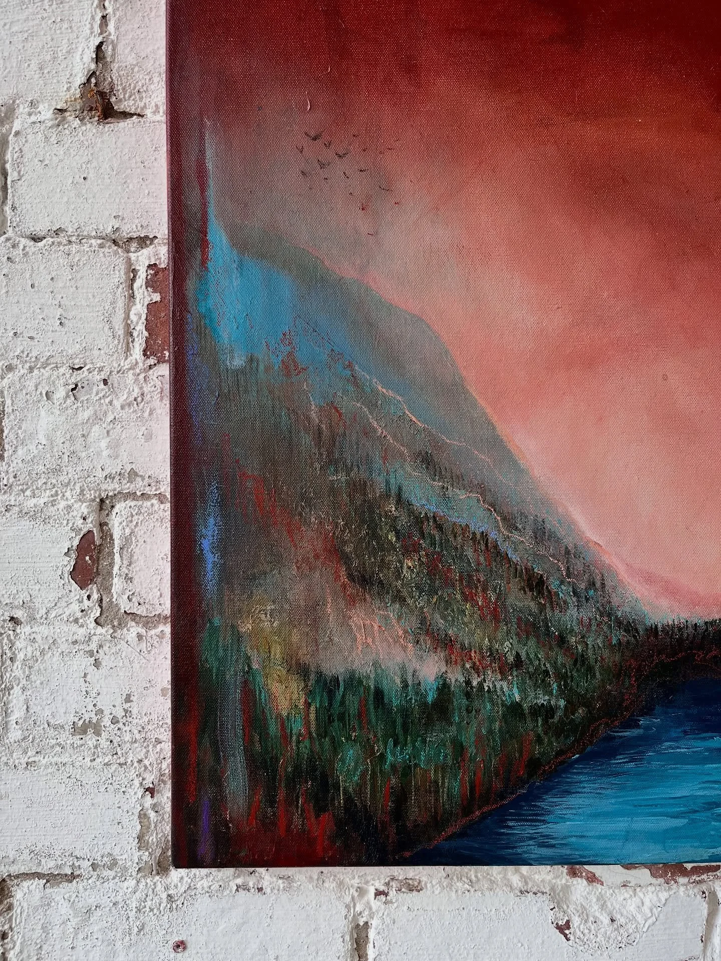 Details from one of the pieces that will feature in my upcoming exhibition opening 23rd November at @boundarytaproom 

In creating this work I have taken inspiration from memories and images from various locations and my experiences. The paintings in