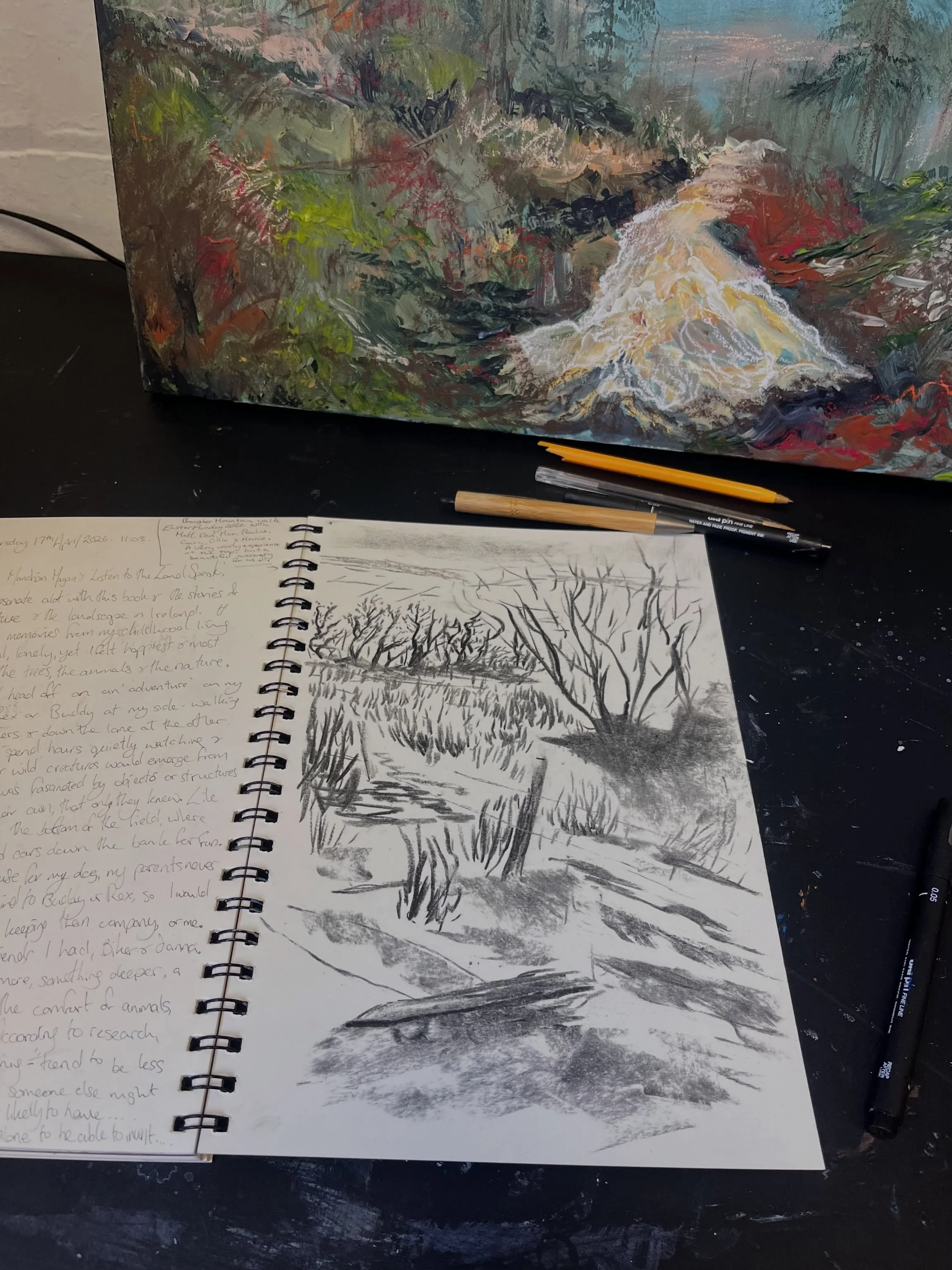 Snippets from an April of sunny days, finding creativity for myself again and taking chances. 

I&rsquo;m working on a few new paintings at the moment, hoping to have them ready end of May - I&rsquo;ll keep you updated on progress! 

Available painti