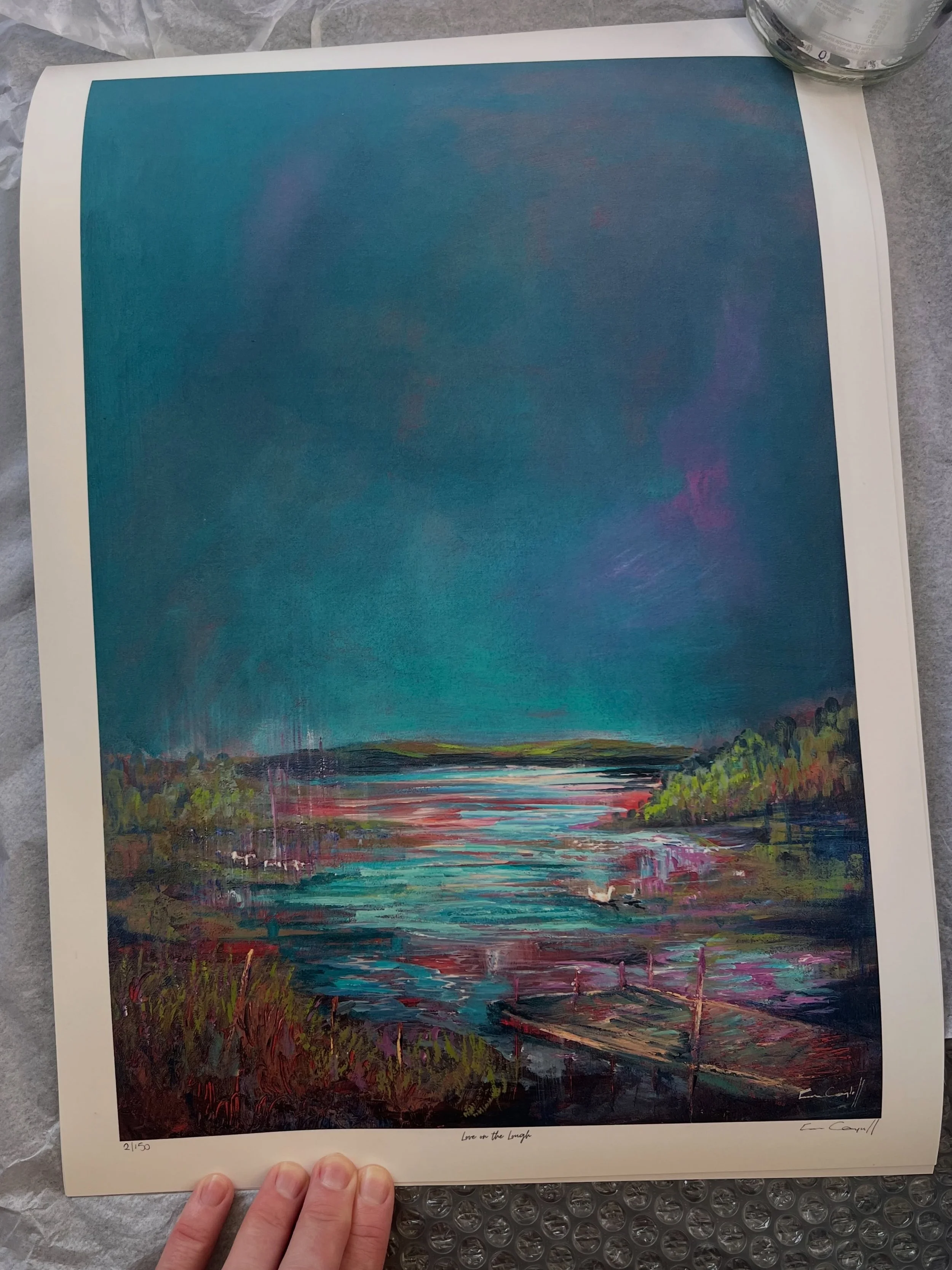 Some limited edition prints package, hand delivered and collected in Belfast this week! One for a Wedding gift and the others will be bringing nature and personality to a lovely home. I love when my art brings happiness to you! 

Shop all prints via 