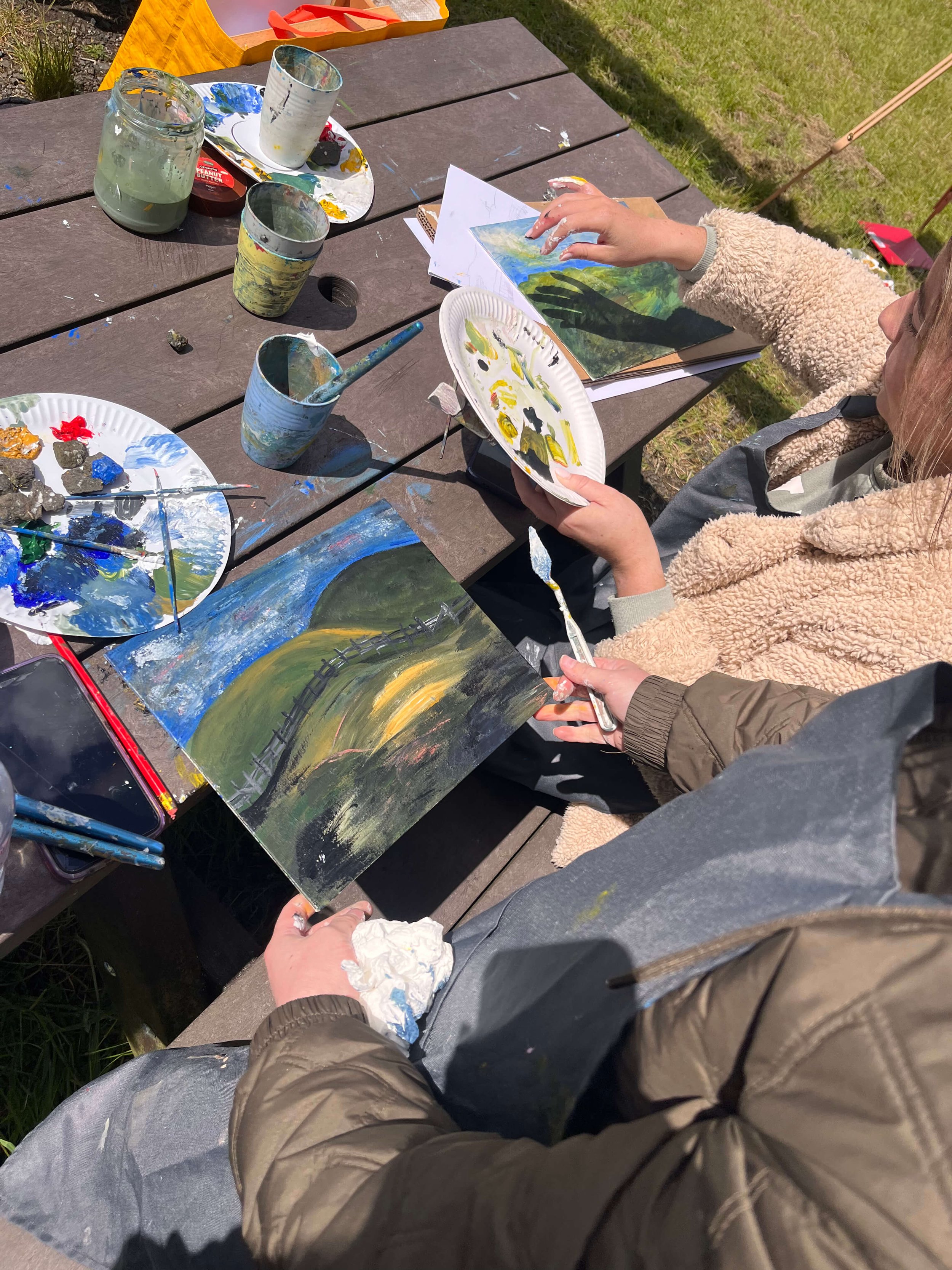 plein air outdoor painting workshop northern ireland