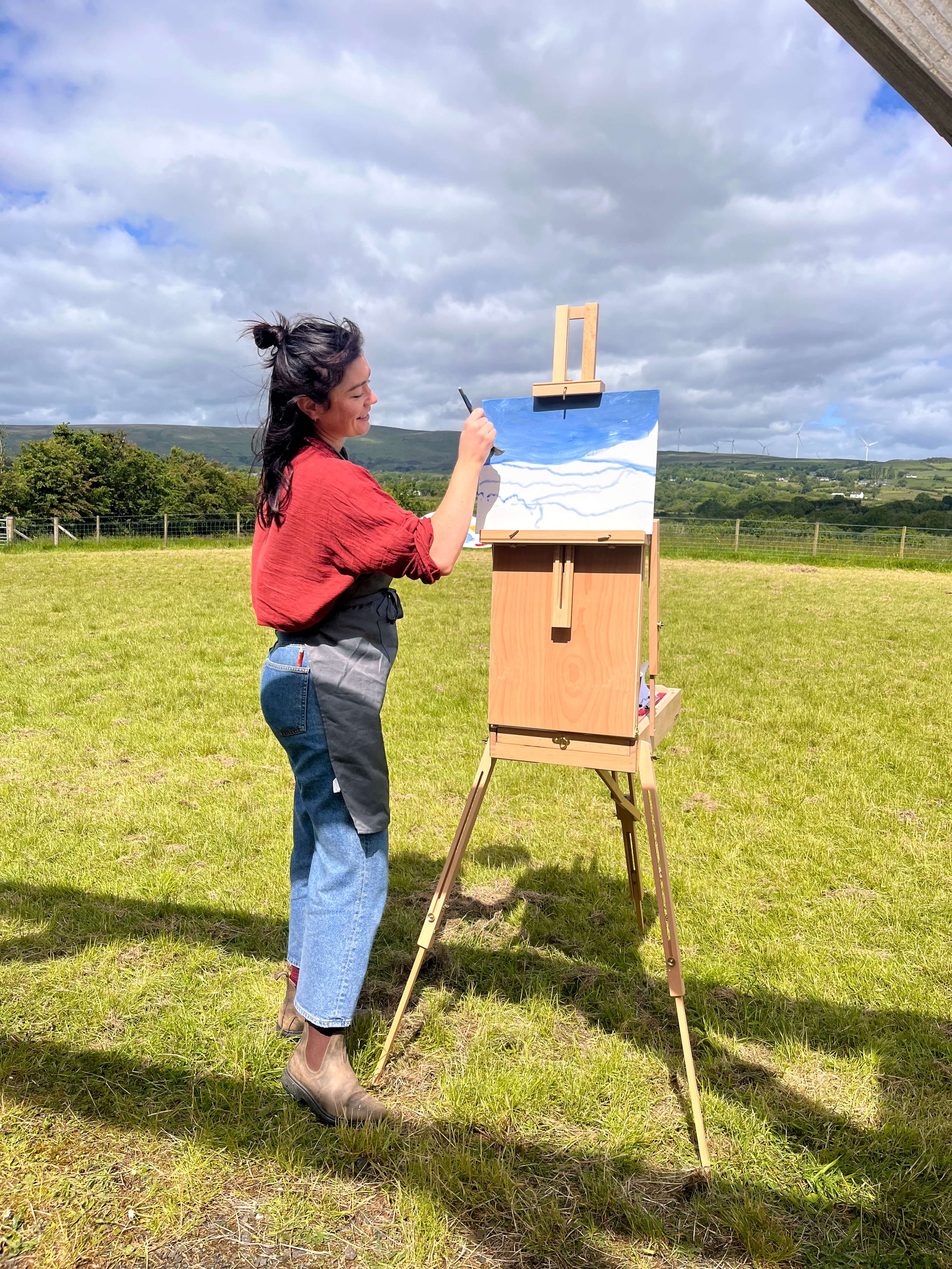 plein air outdoor painting workshop northern ireland