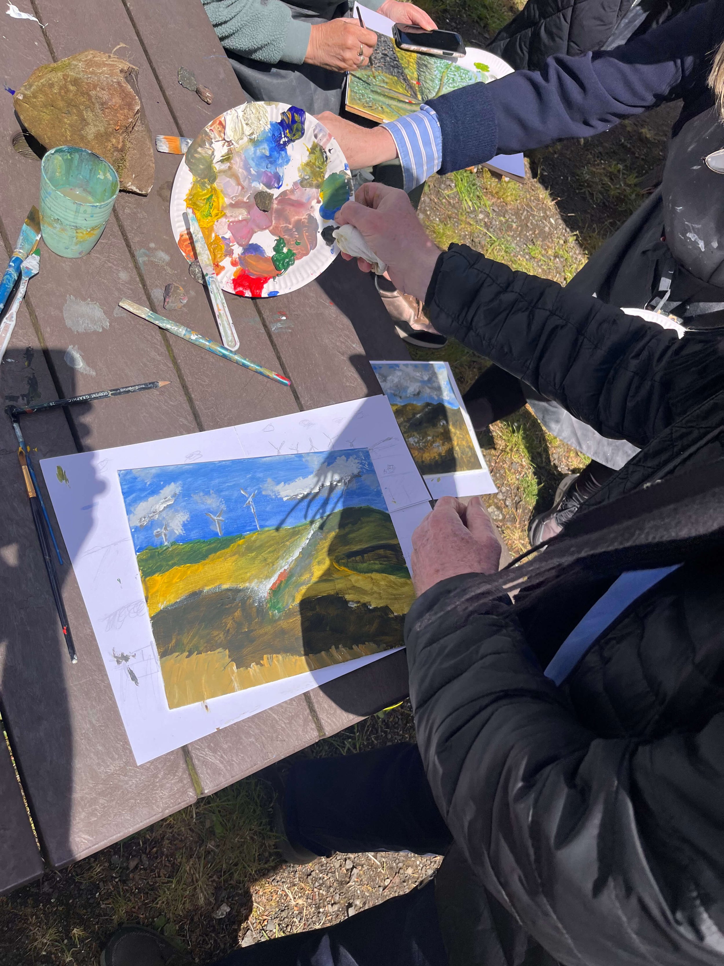 plein air outdoor painting workshop northern ireland