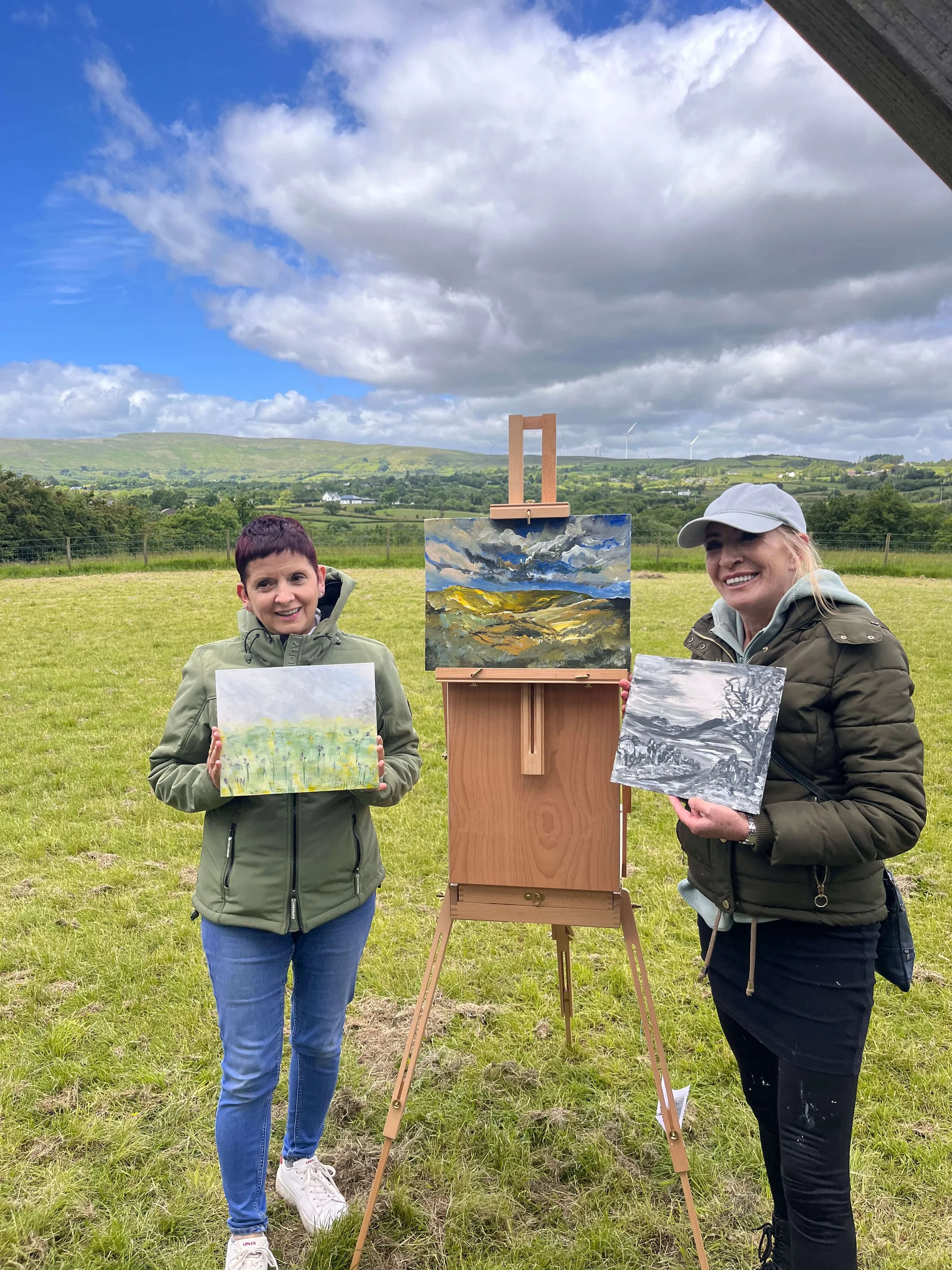 plein air outdoor painting workshop northern ireland