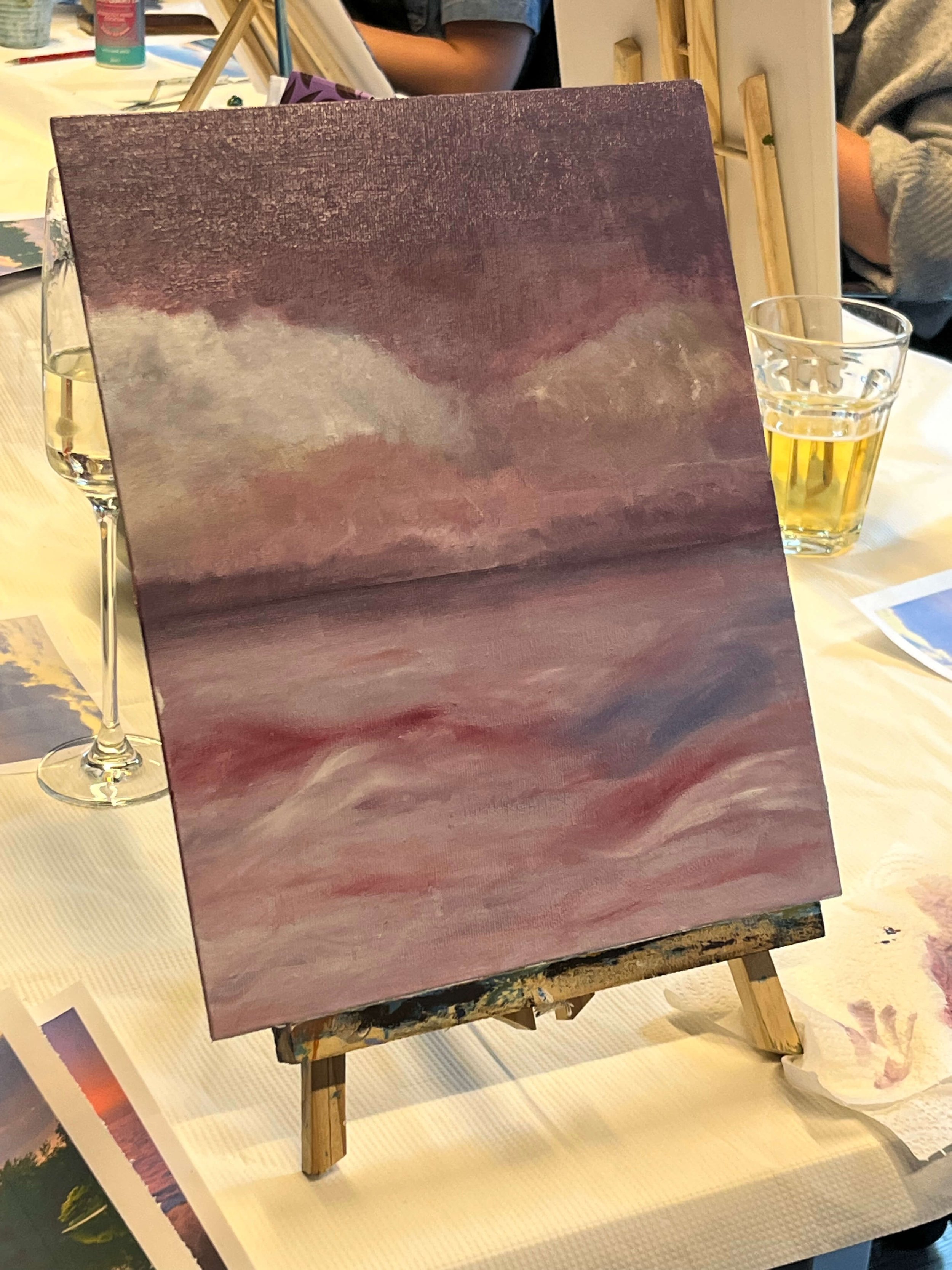 Team building paint and sip belfast