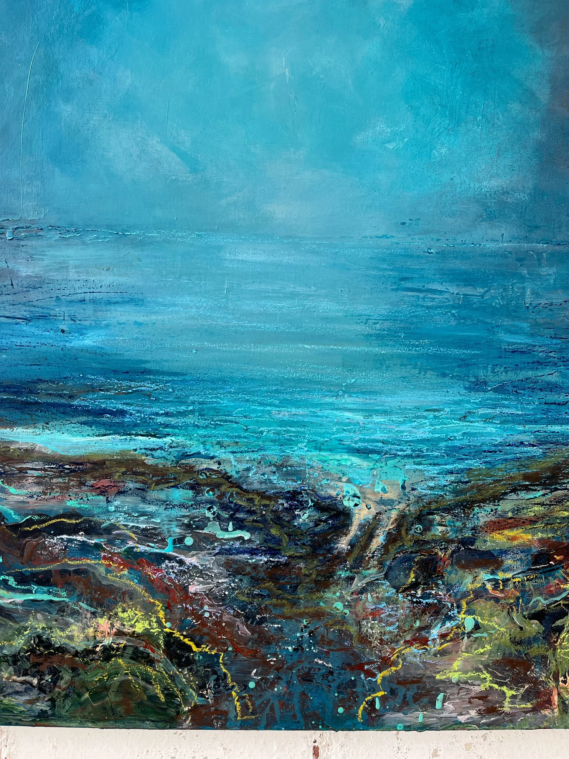 Irish landscape painting by Belfast artist Eimear Campbell