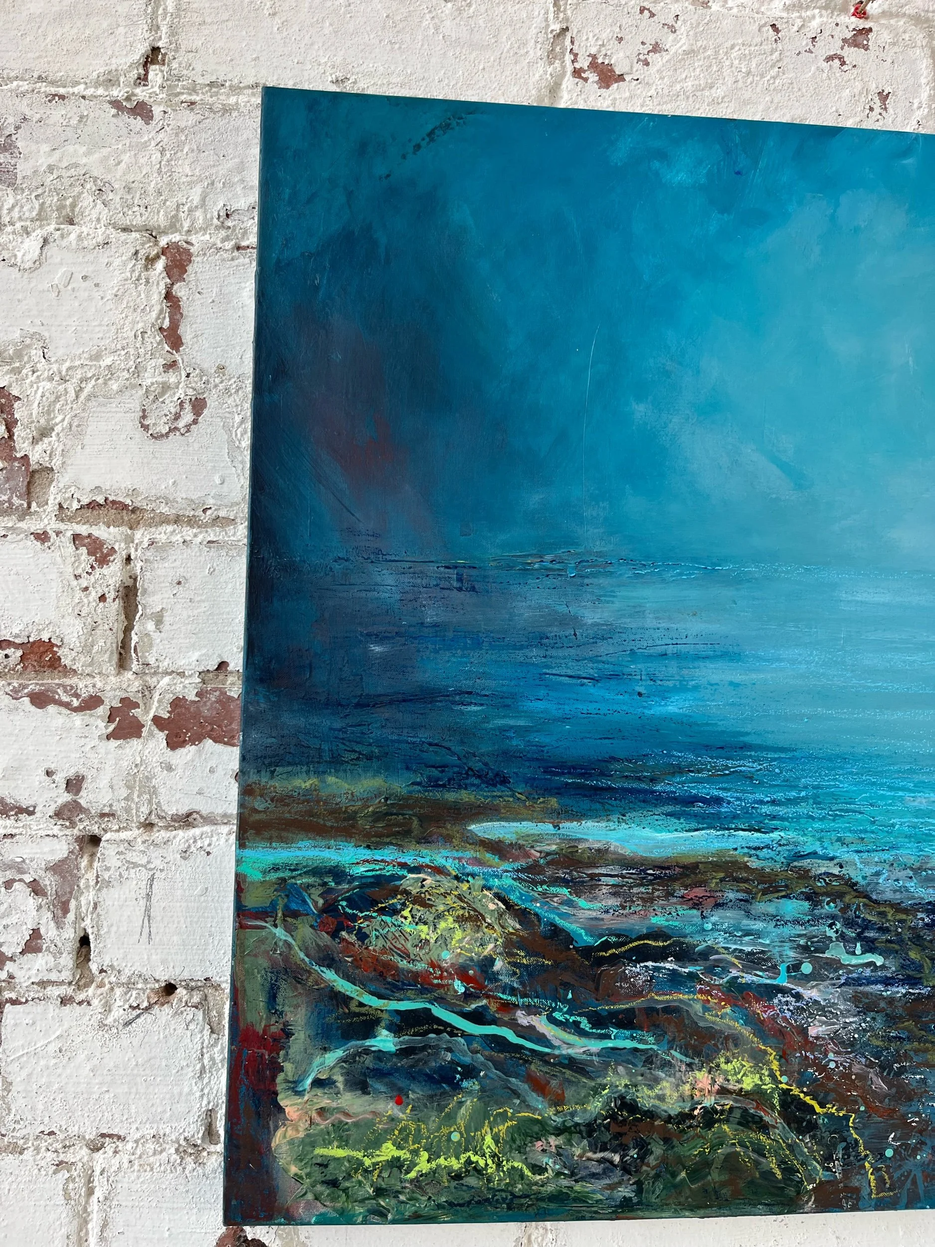 Irish landscape painting by Belfast artist Eimear Campbell