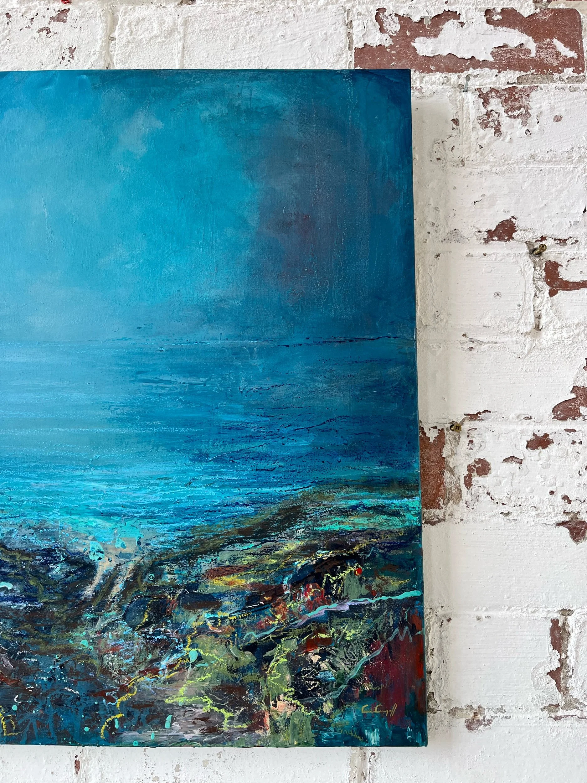 Irish landscape painting by Belfast artist Eimear Campbell