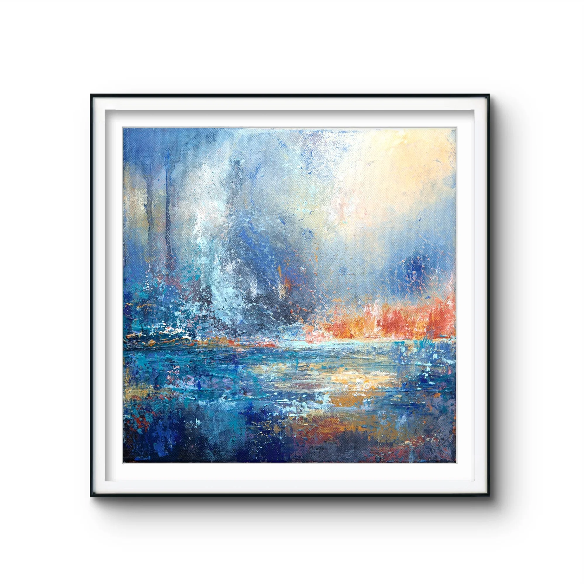 An abstract limited edition print. Irish artists prints for sale. Northern Ireland artists paintings for sale. Belfast art. Eimear Campbell art.