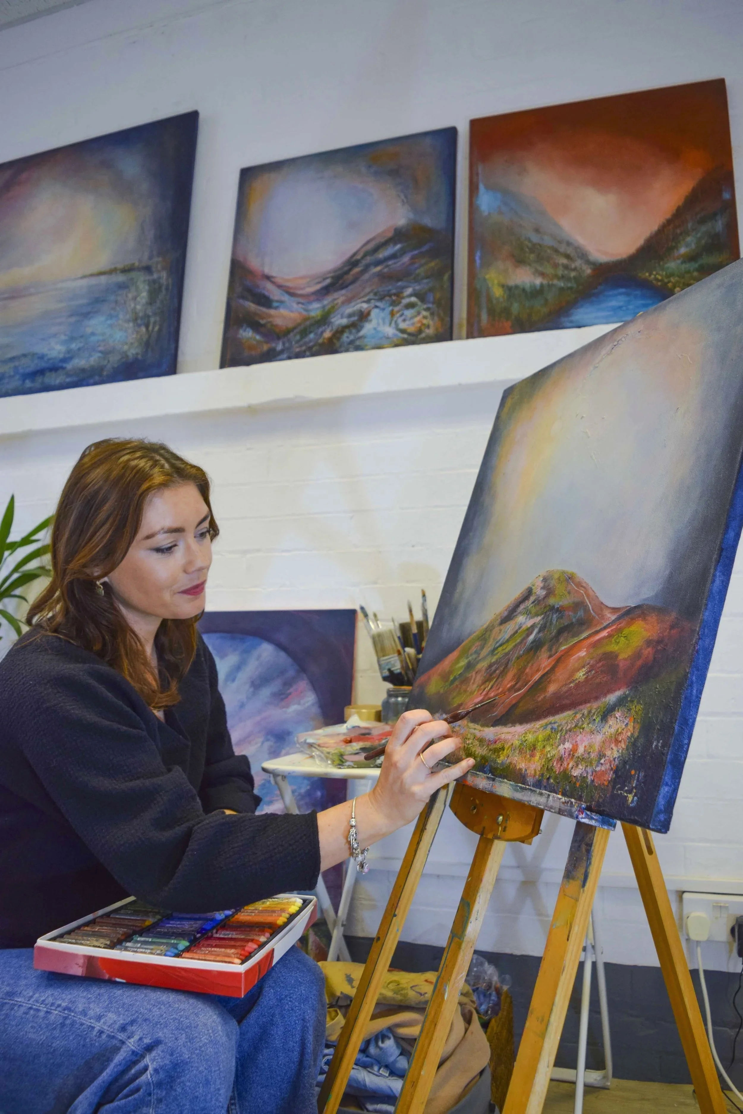 Eimear Campbell Irish artist painting