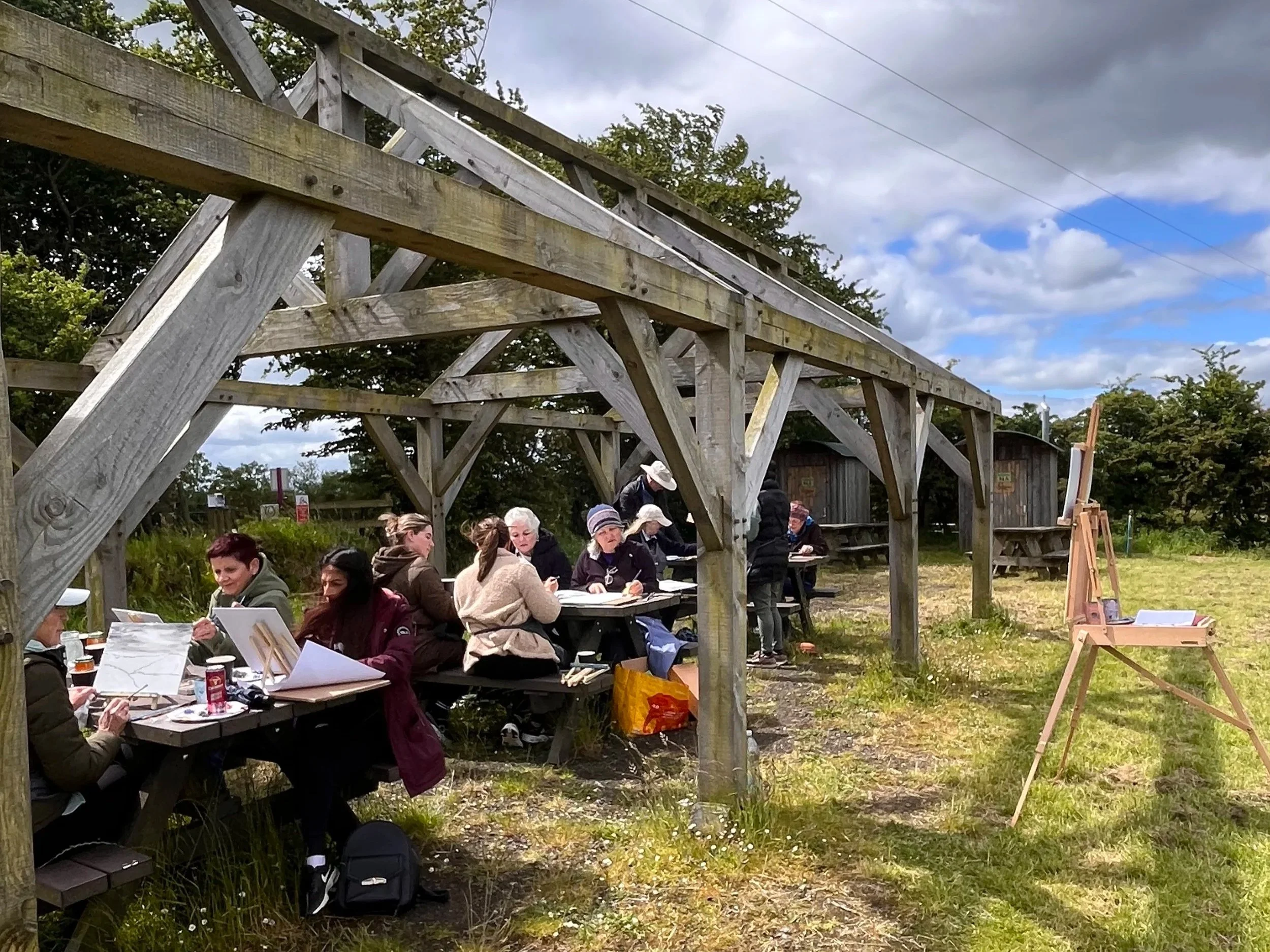 plein air outdoor painting workshop northern ireland