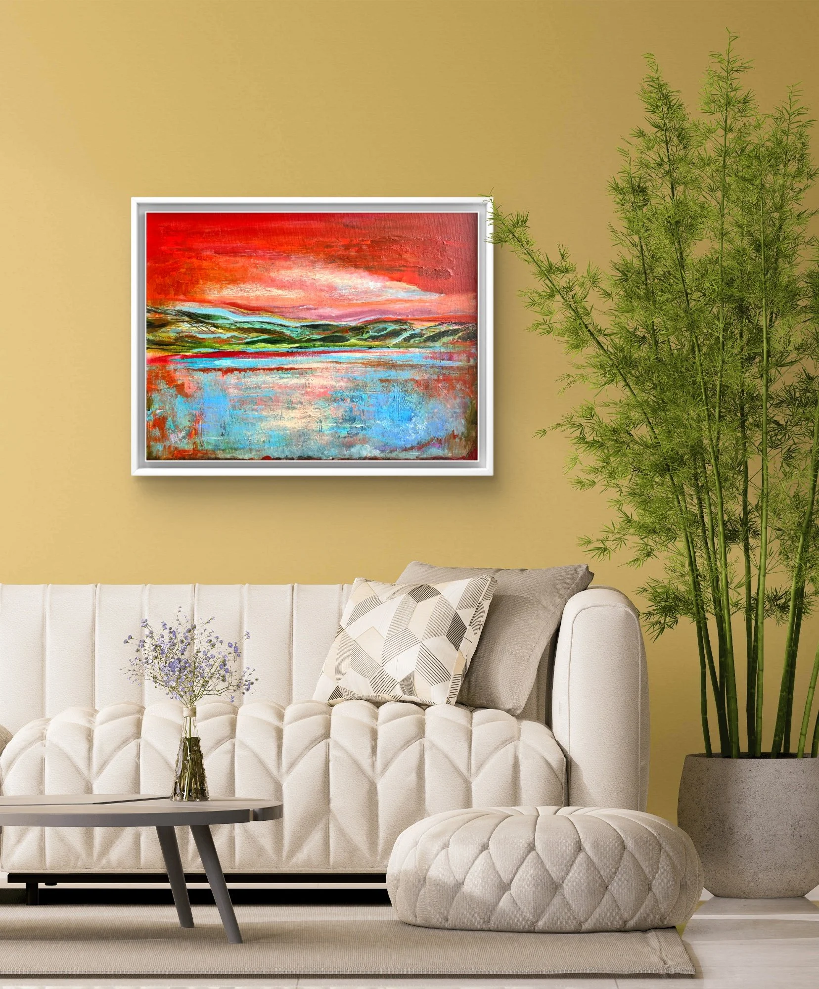 Abstract landscape painting, abstract art, nature painting, irish art, textured painting, original art for sale, affordable art