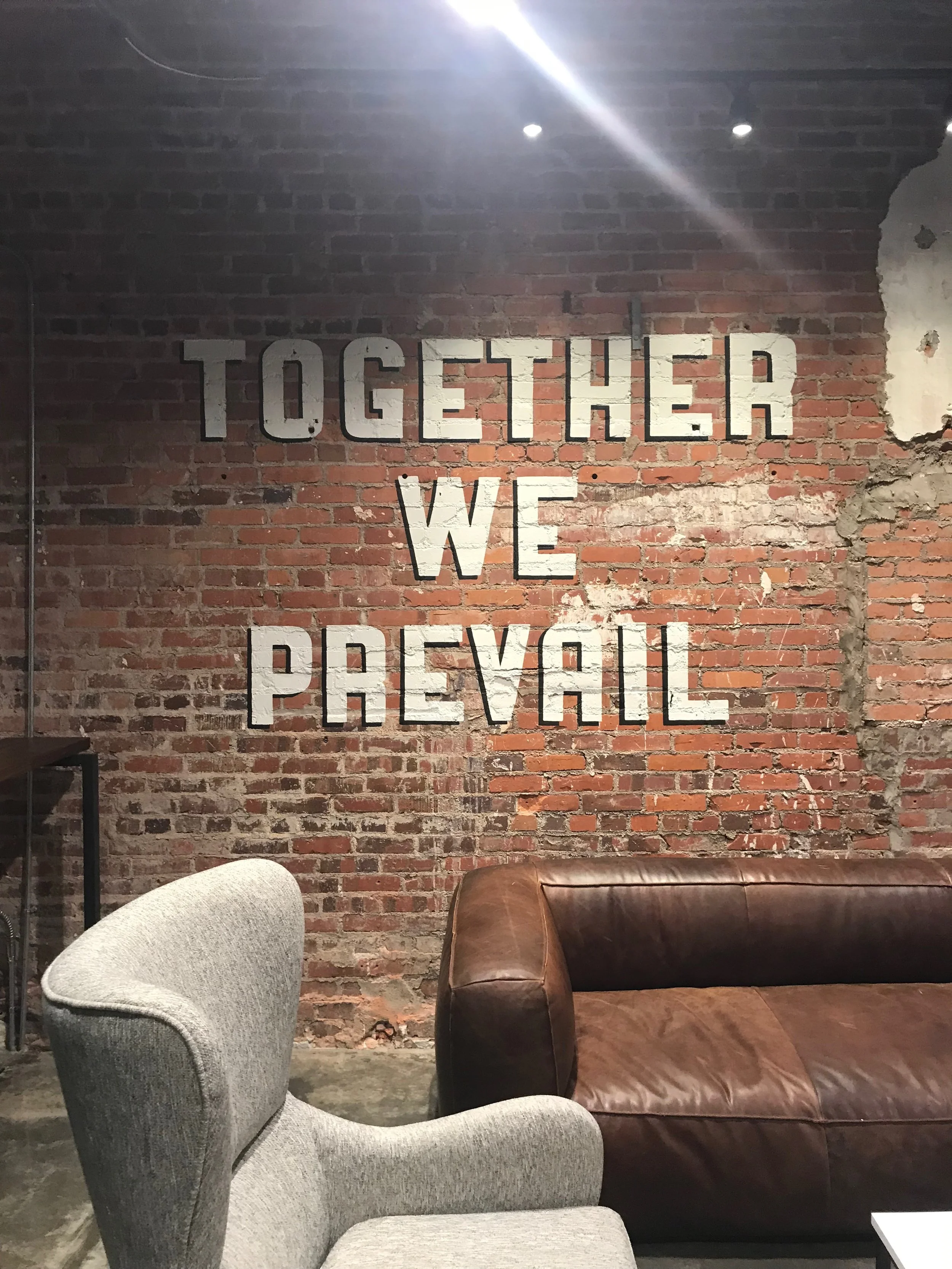 Prevail Union, Kress Building, Montgomery AL, 2018.