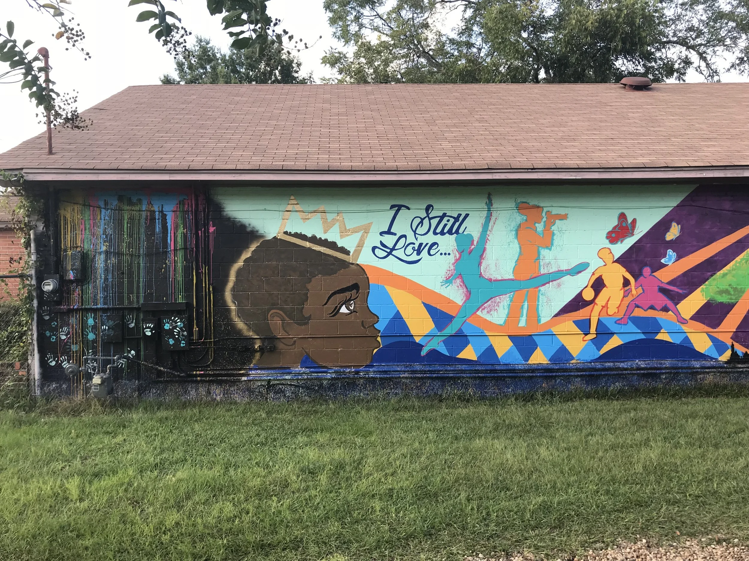 That’s My Child mural, Montgomery, AL 2018. Painted with Milton Madison.