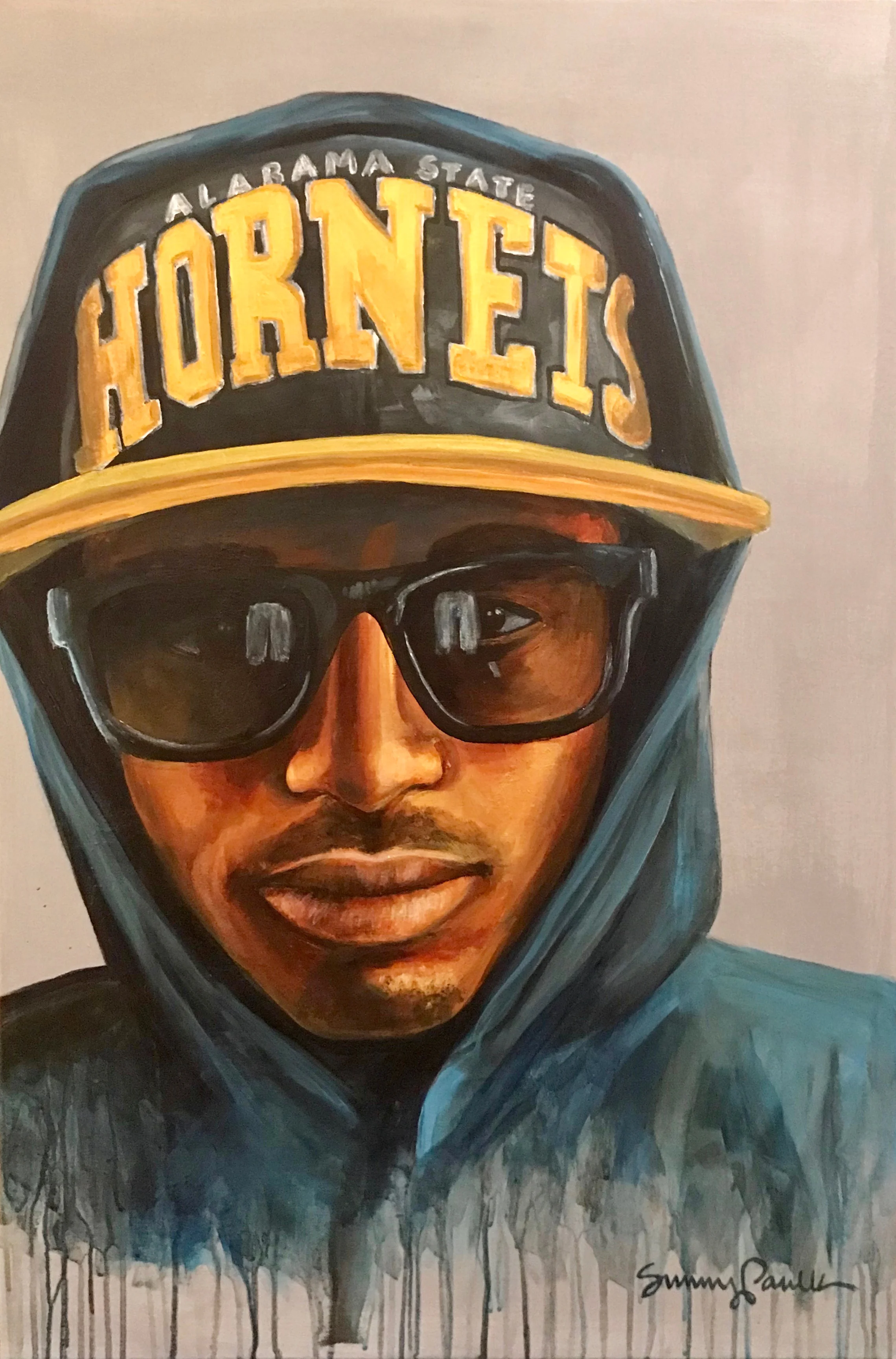 What Worldly Eyes Don’t See. 24” x 36” acrylic on canvas, 2019.