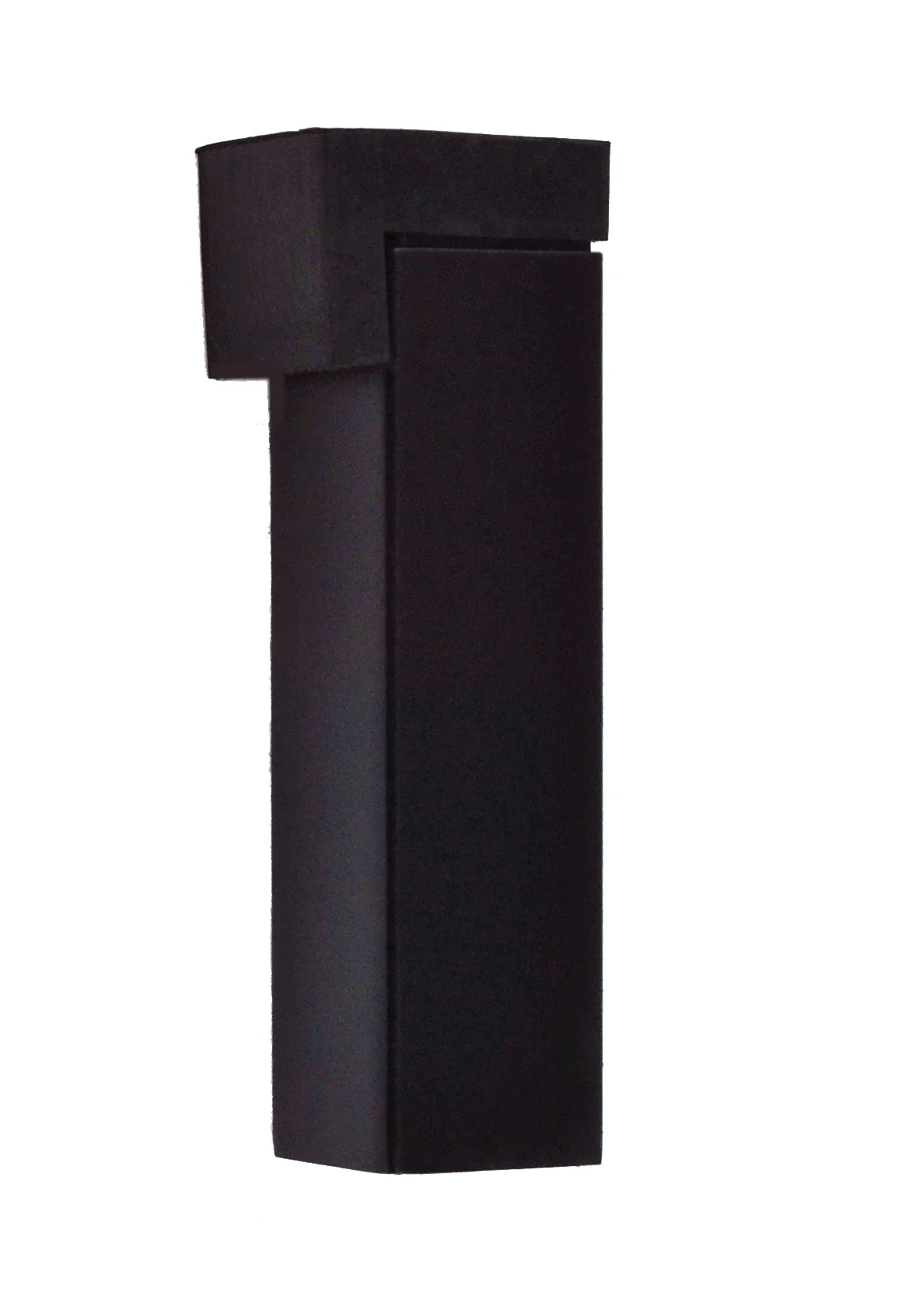 Wall mounted door stop - matte black