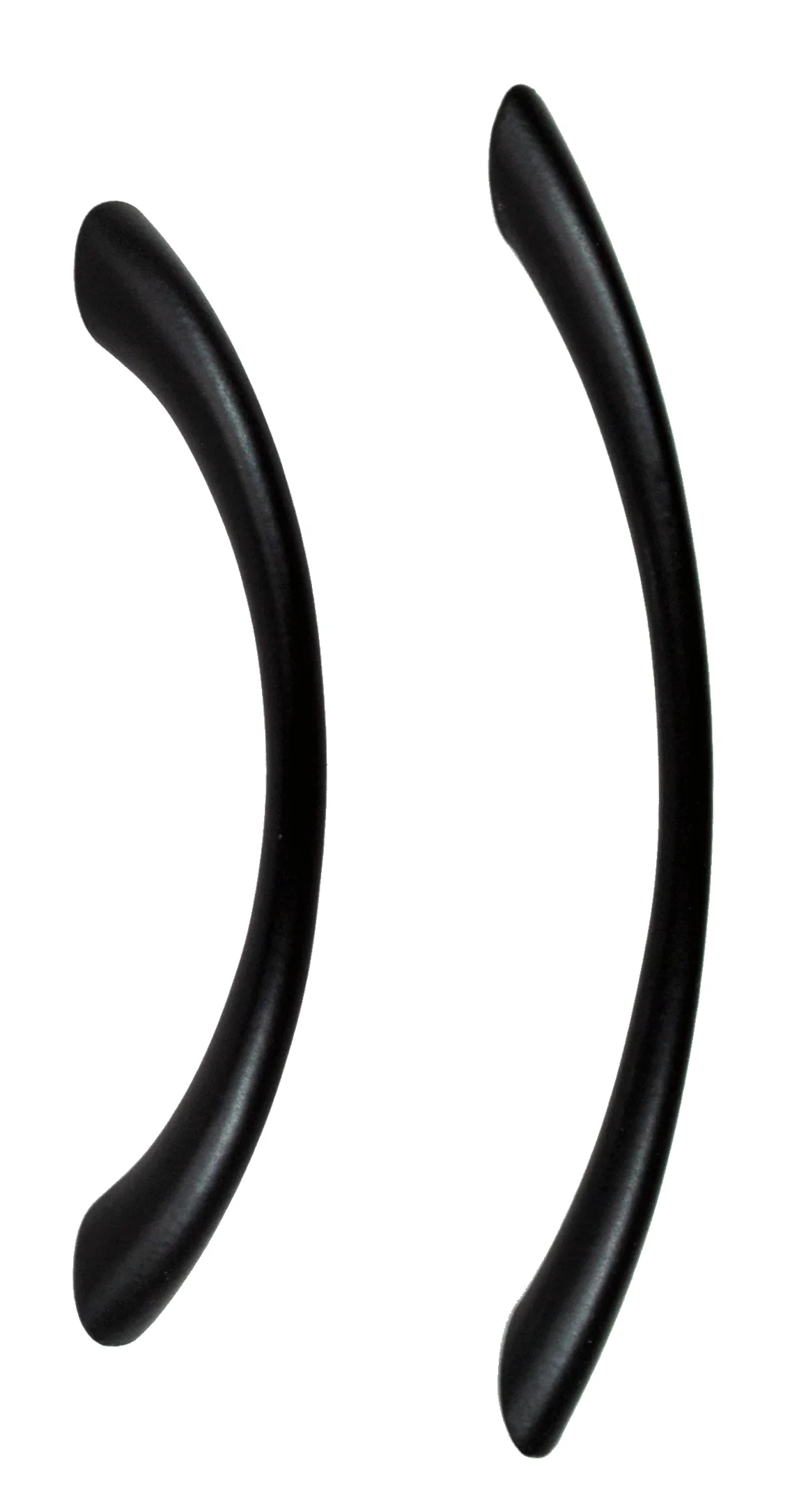 Fared bow cabinet pulls
