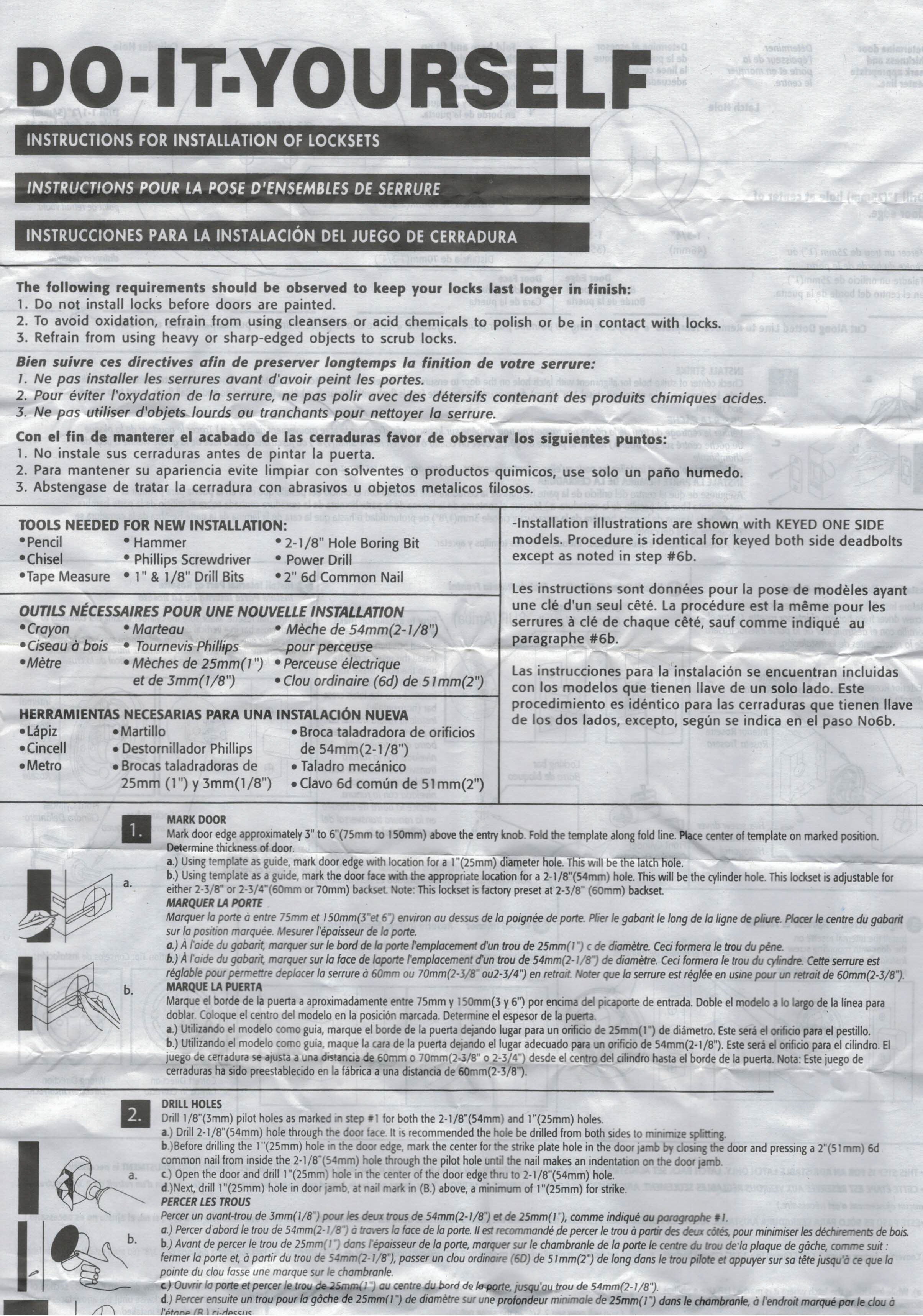 Lonsdale & Collins Eurobolt fitting instructions