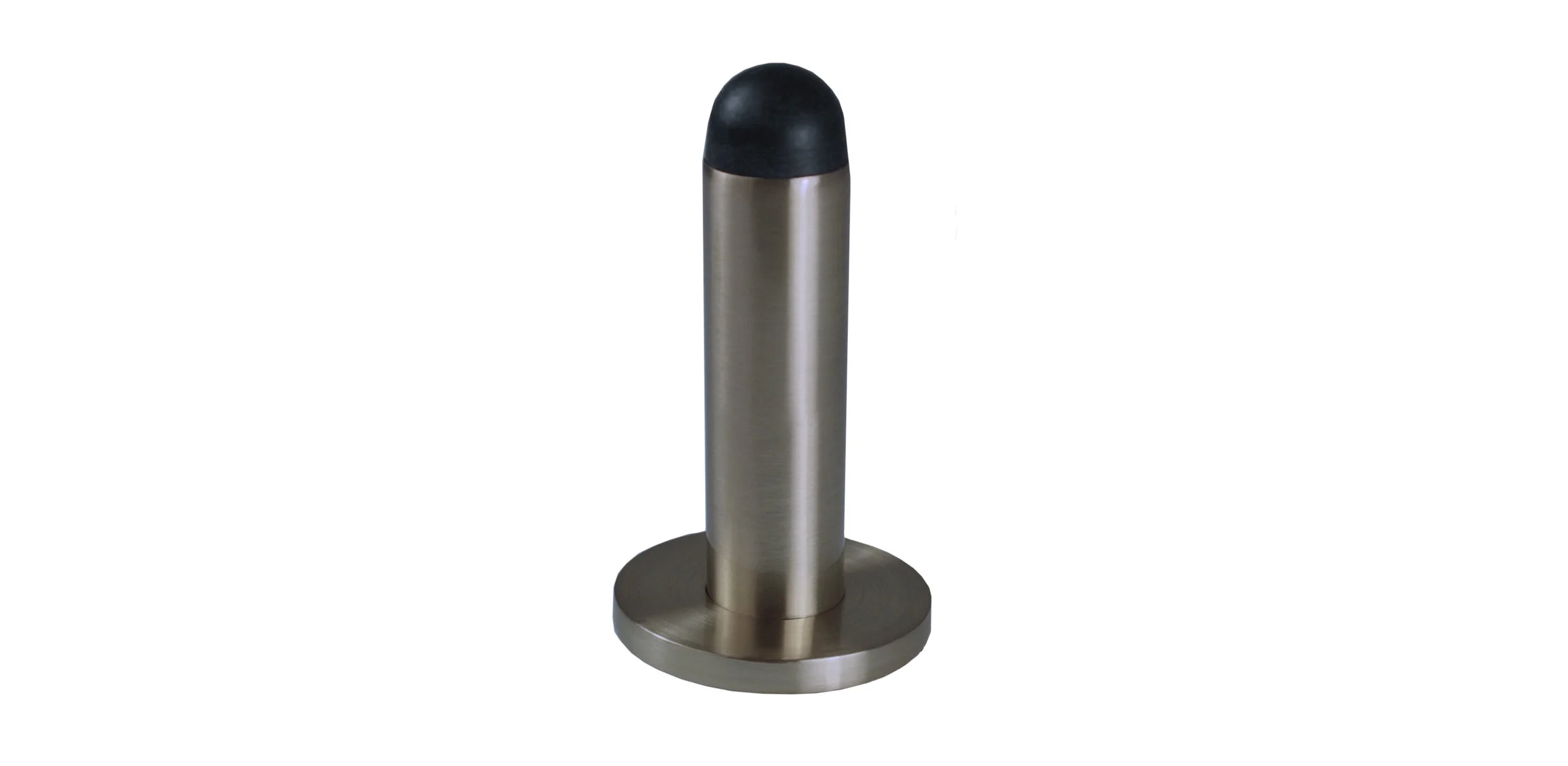 Door Stop - Wall Mounted - Gunmetal Grey