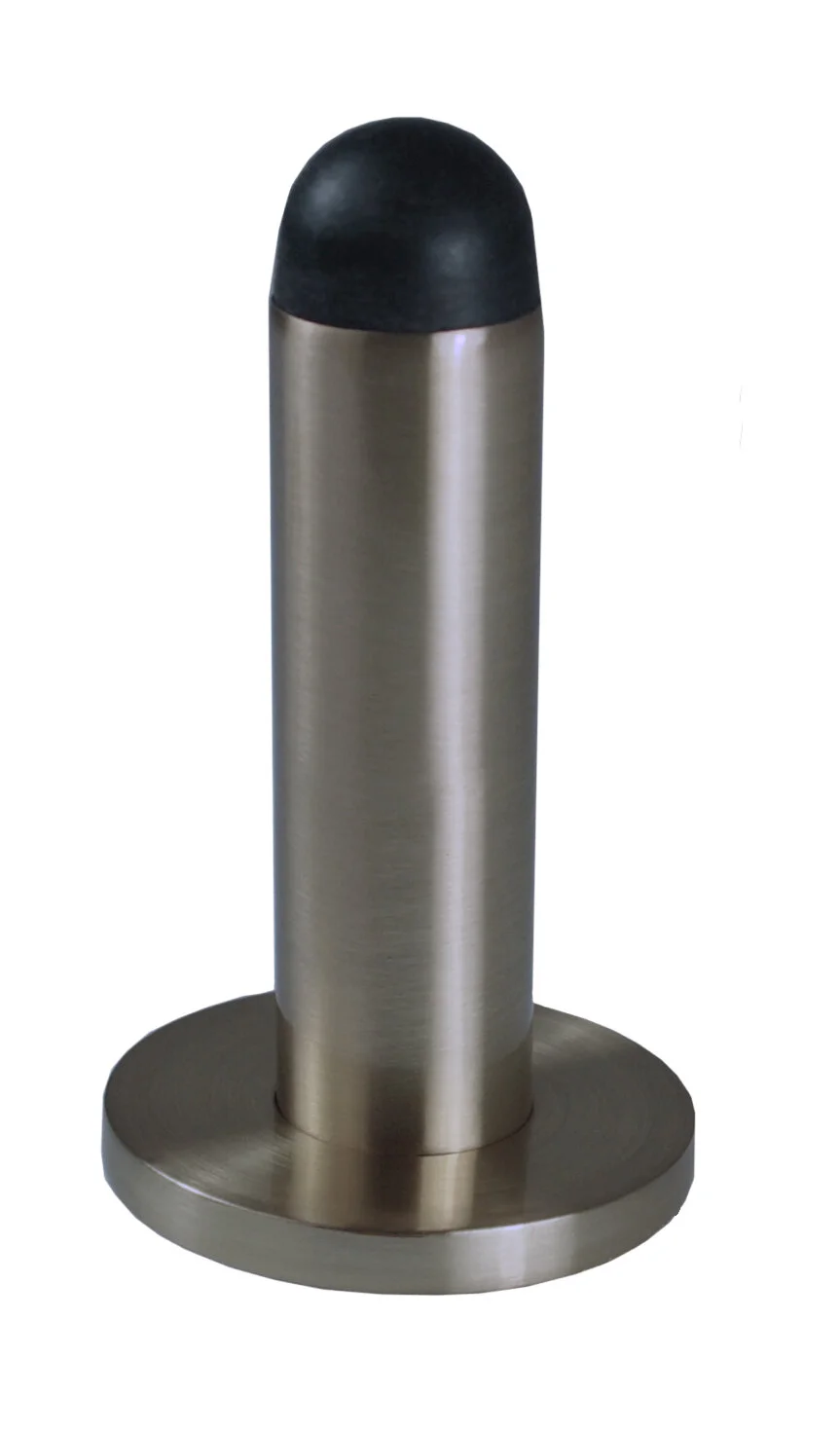 Door Stop - Wall Mounted - Gunmetal Grey