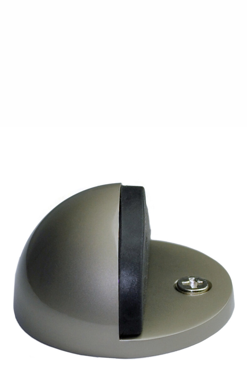 Door Stop - Floor Mounted - Gunmetal Grey