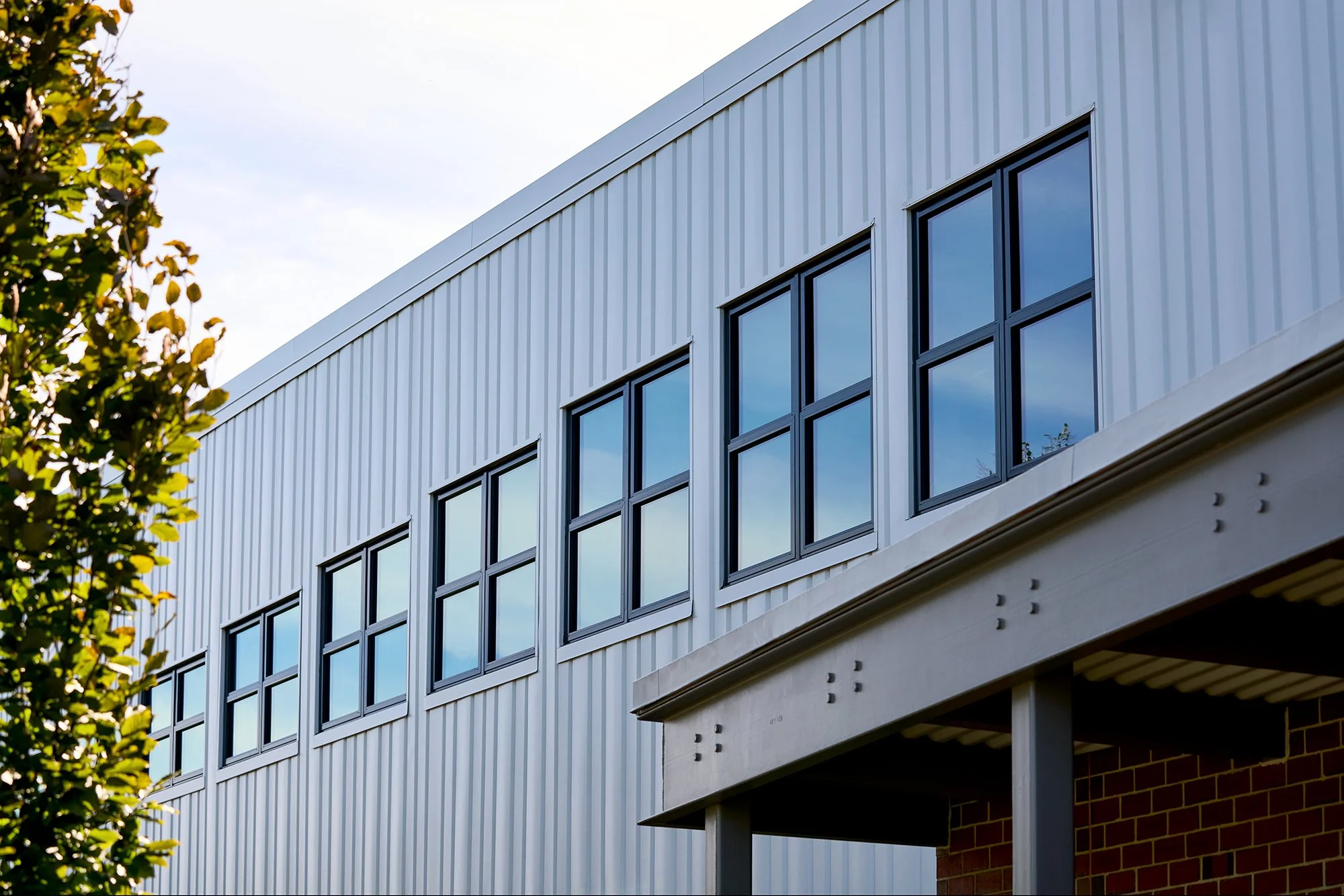 Mt. Ararat Middle School, detail, Architectural Photography, Construction, Ben Macri
