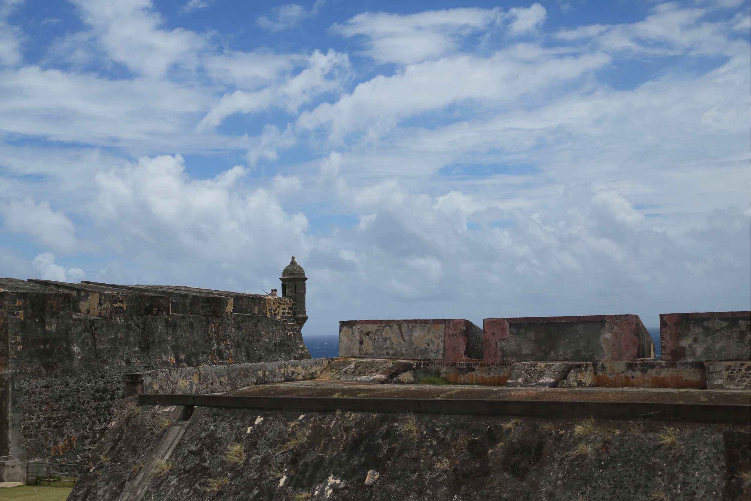 The look-out tower here is called a garita, which is a symbol throughout San Juan. On our last night, Kyrsten had the silhouette of a garita tattooed on her forearm