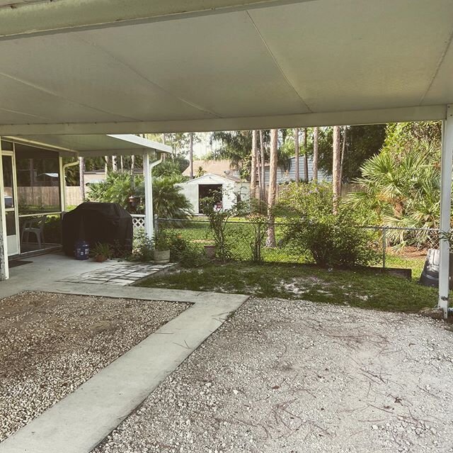 Refortifying a 3&rdquo; inch insulated aluminum panel roof in 🌧 preparation for high winds 💨 scroll right ➡️ #hurricaneseason #builttough #carport #refortifying #aluminum #specialist #licensed #windowanddoors #contractors #pbg #npb #jupiter #stluci