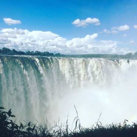 (Another shot of the magnificent Victoria Falls)
