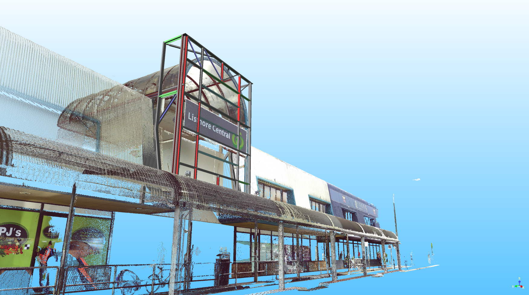 Lismore scan with steel