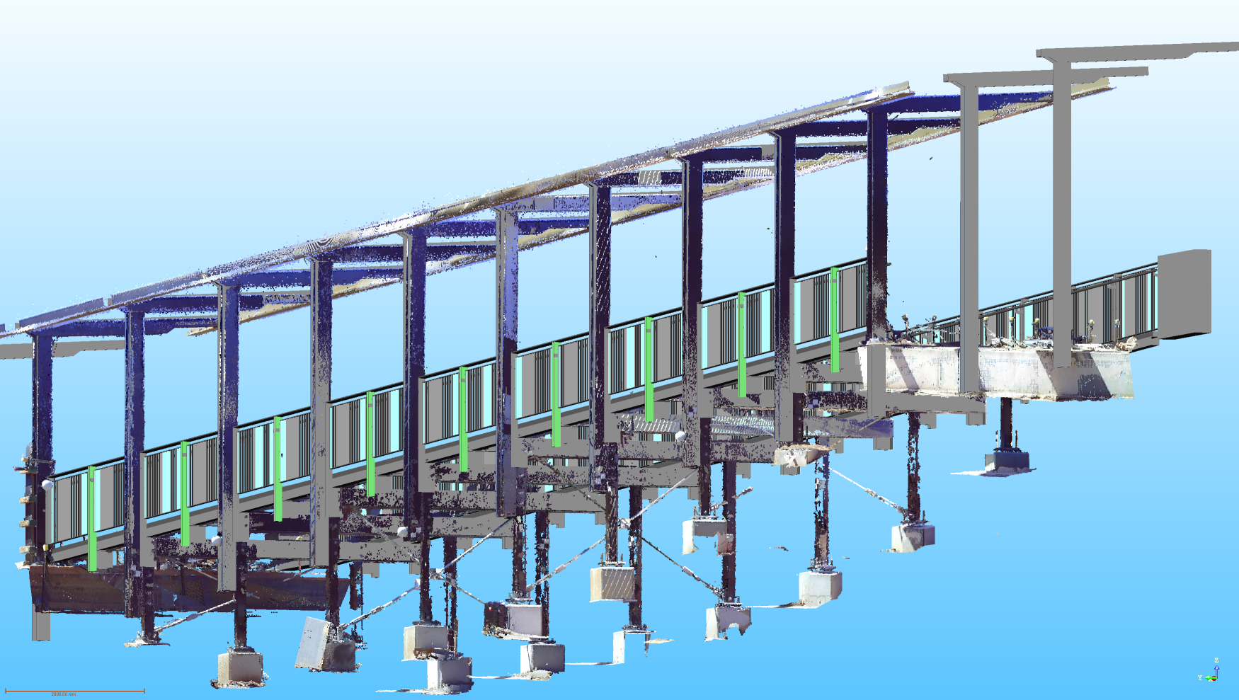 UQ Bridge with Steel work