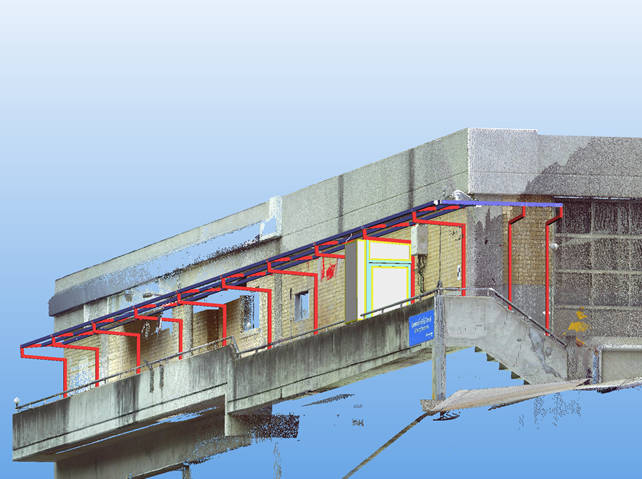 The Canopy merged with the laser scan