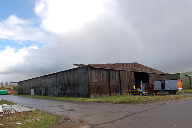 WW2 Bellman Hanger at RAF Stoke Orchard. UK.