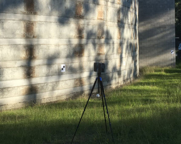 Scanning for a countour map