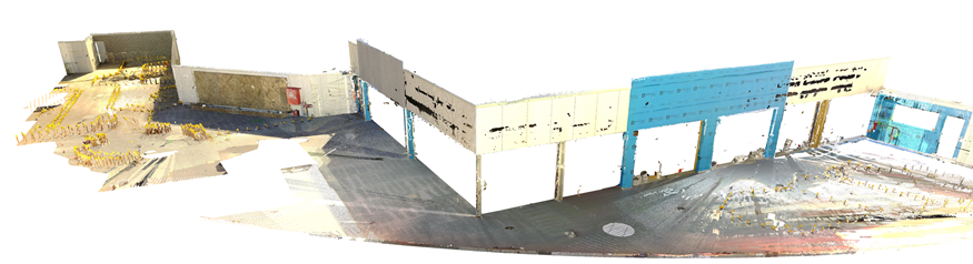 Initial site scan.