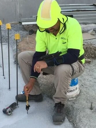 Setting out chemsets at Chermside Westfield