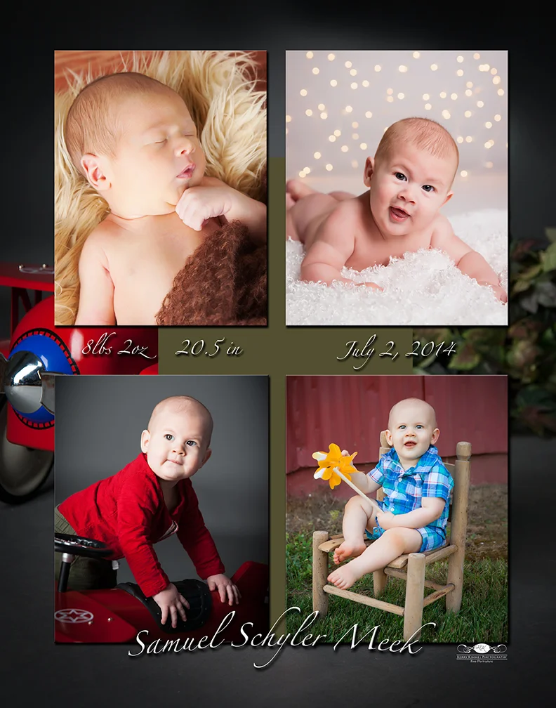 and Schyler's One Year Composite